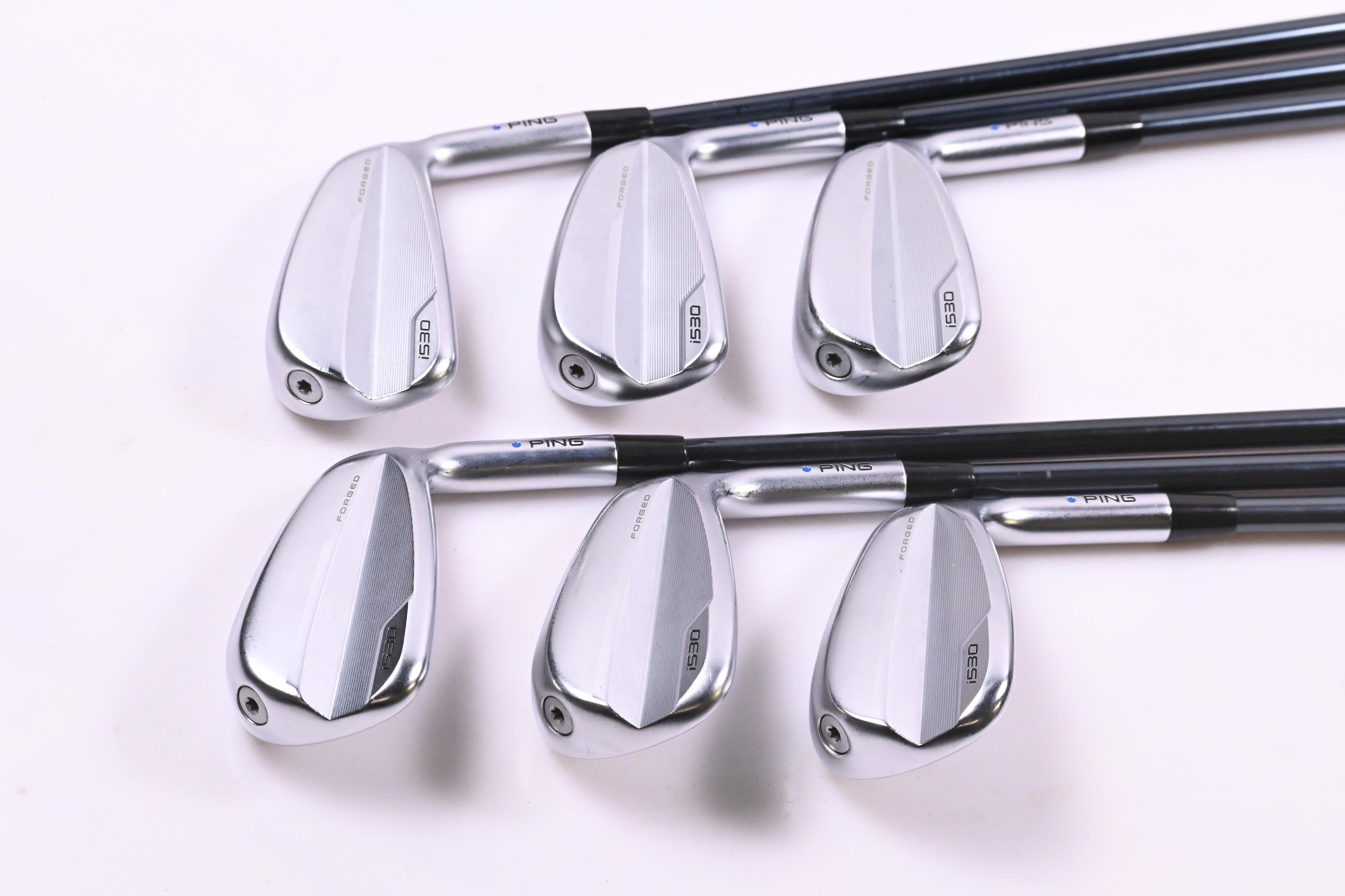 Ping i530 Irons / 6-PW+GW / Blue Dot / Regular Flex UST Recoil Dart 75 Shafts