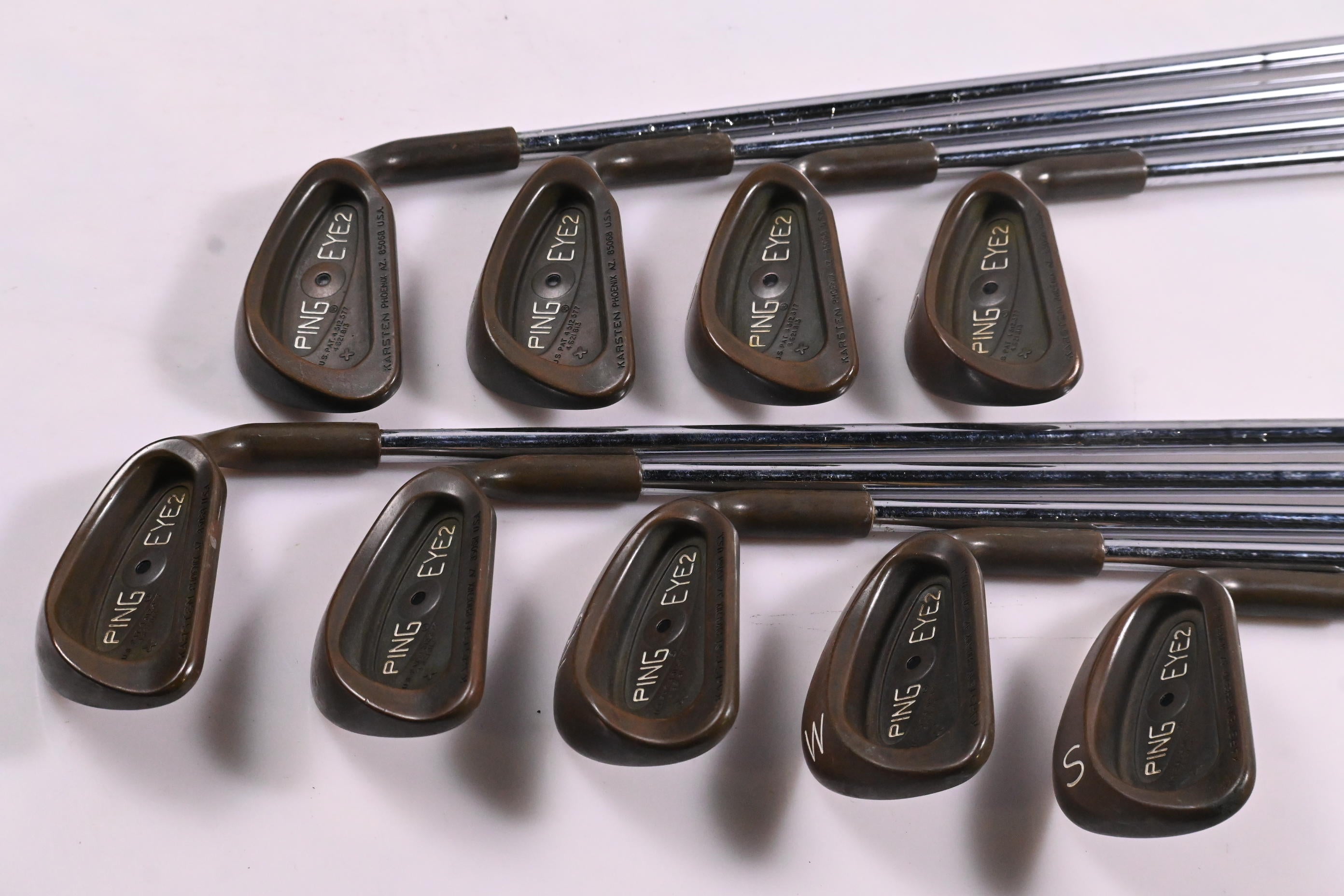 Ping Eye 2 + BeCu Irons / 3-PW+SW / Black Dot / Stiff Flex Ping JZ Shafts