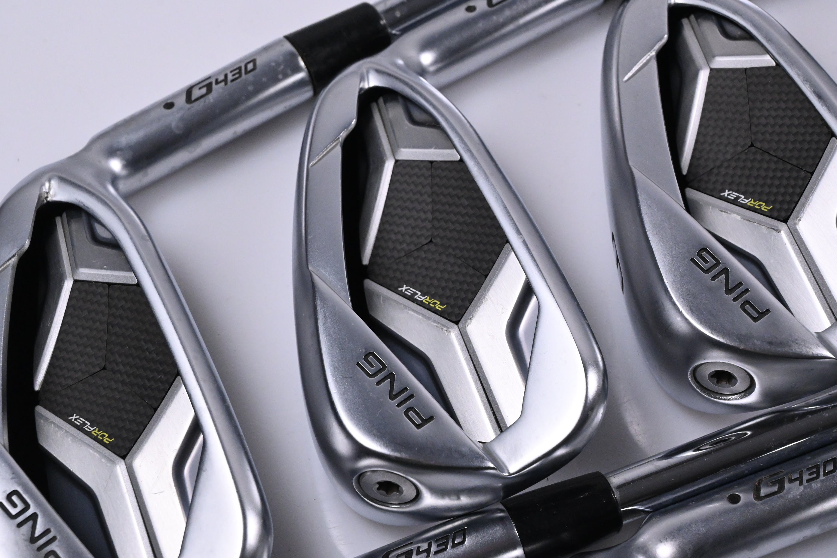 Ping G430 Irons / 6-PW+45°+50°+54° / Black Dot / Regular Flex Ping AWT 2.0