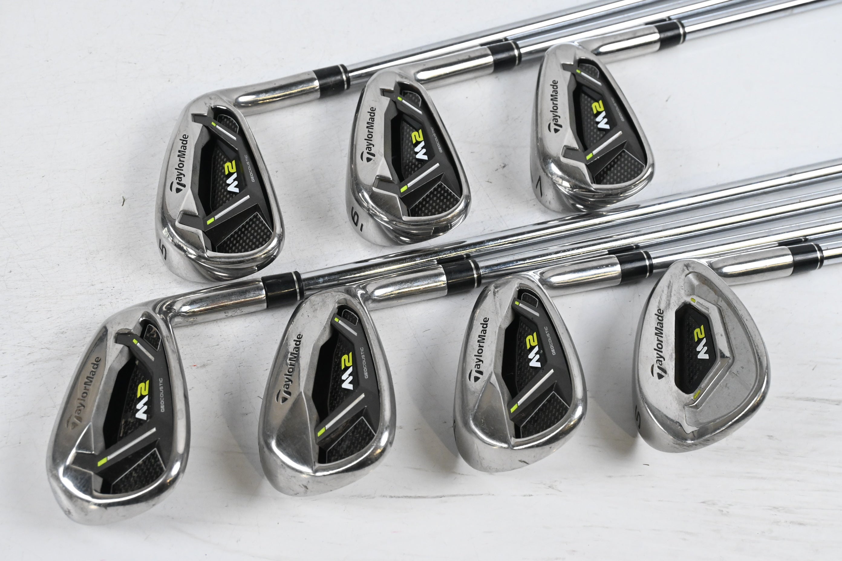 Taylormade M2 2017 Irons / 5-PW+SW / Regular Flex Reax Steel 88 Shafts