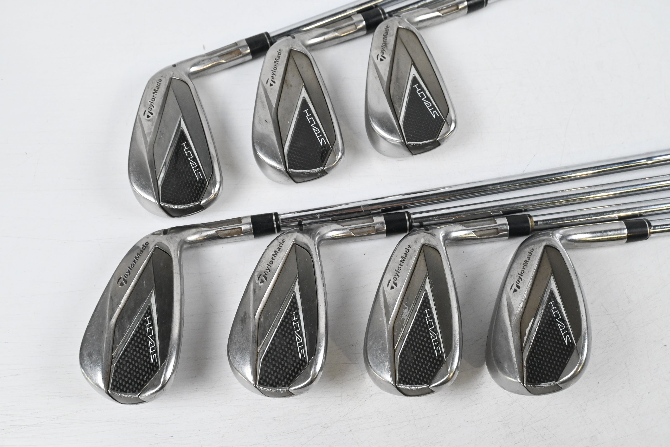 Taylormade Stealth Irons / 5-PW+SW / Regular Flex KBS MAX MT 85 Shafts
