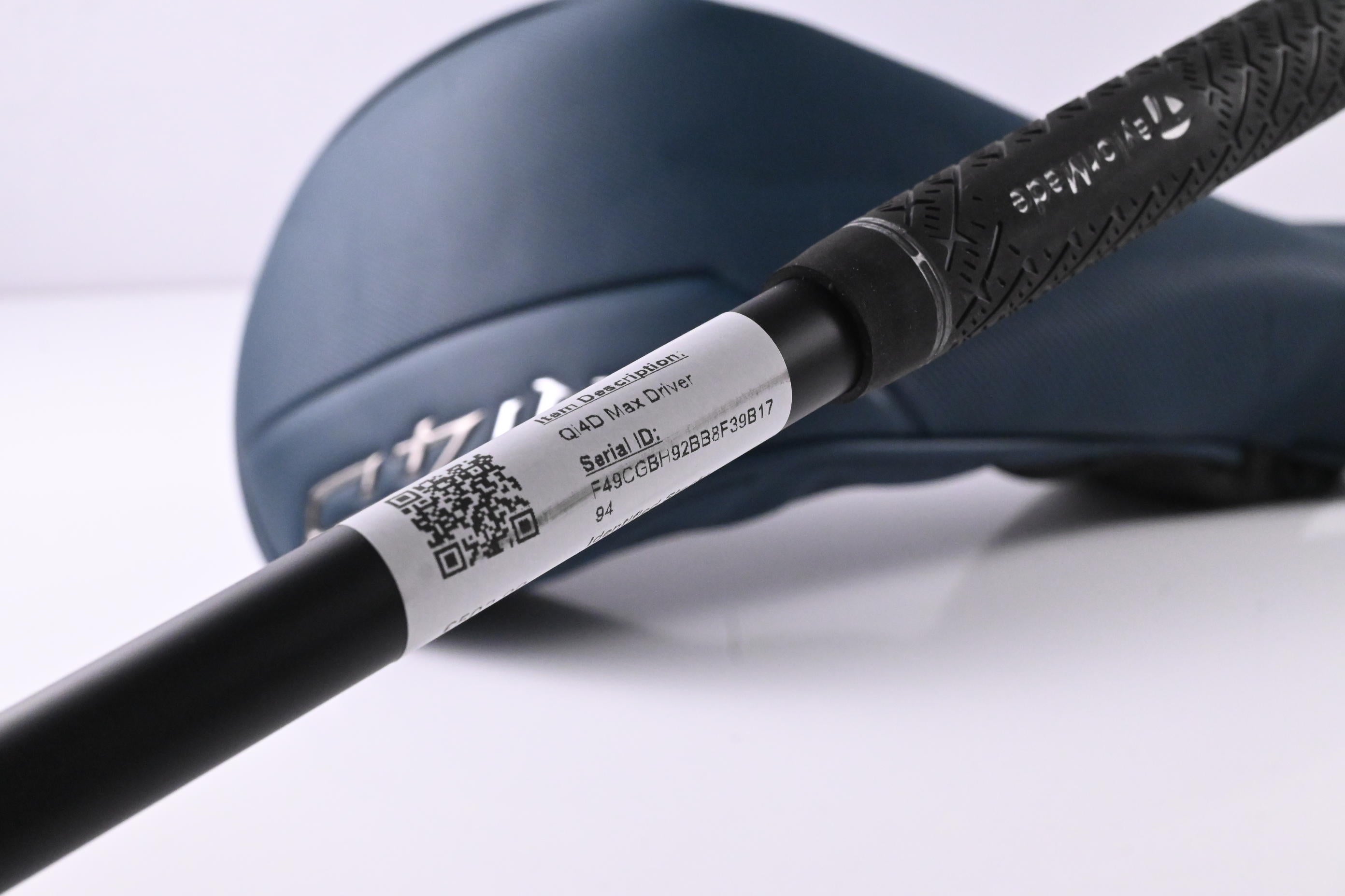 Taylormade Qi4D Max Driver / 10.5 Degree / Regular Flex Reax Blue 50 Shaft