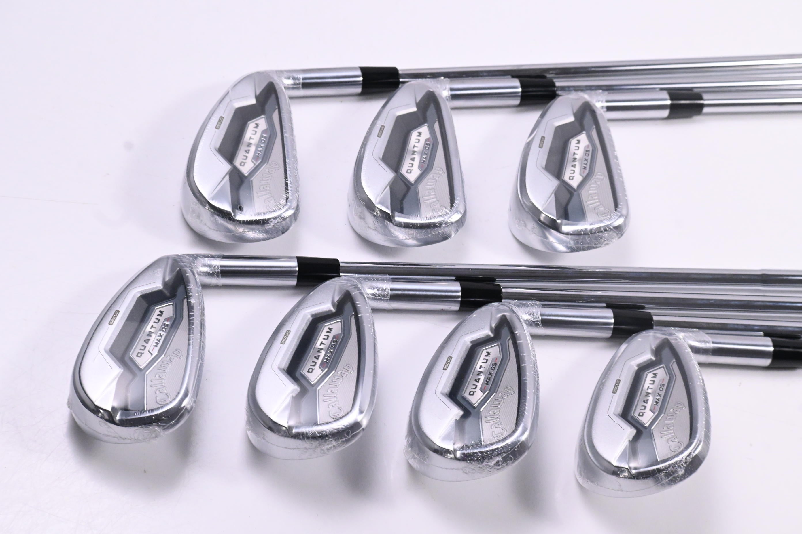 Callaway Quantum Max OS Irons / 5-PW+AW / Regular Flex Elevate 85 Shafts