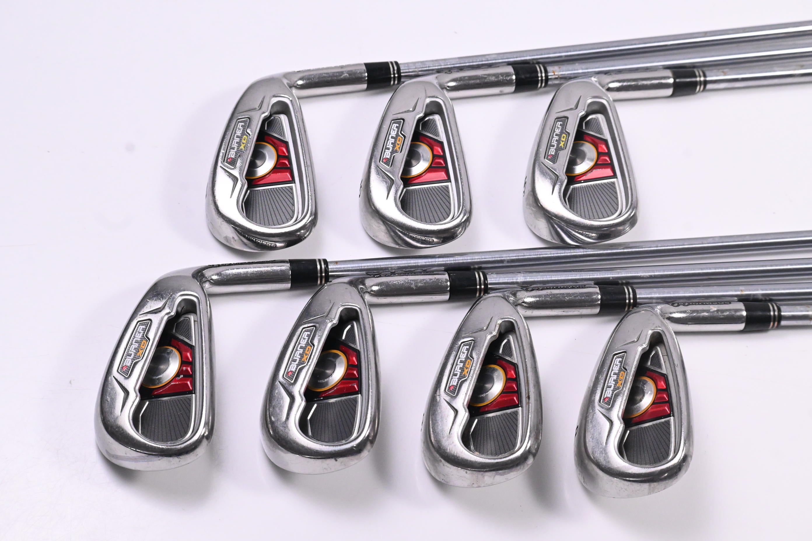 Taylormade Burner XD Irons / 4-PW / Regular Flex Taylormade Reax 90 Shafts