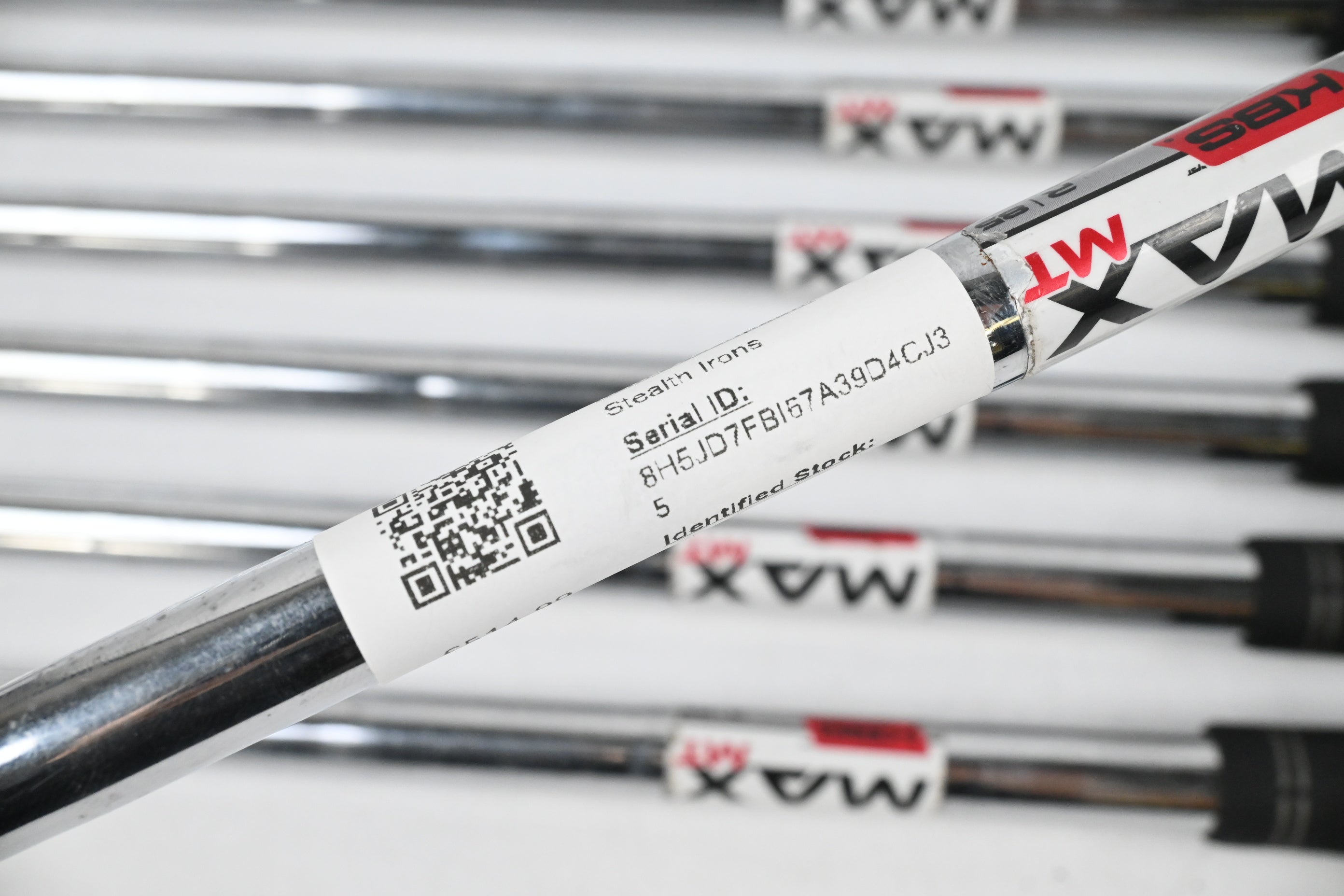 Taylormade Stealth Irons / 5-PW+SW / Regular Flex KBS MAX MT 85 Shafts