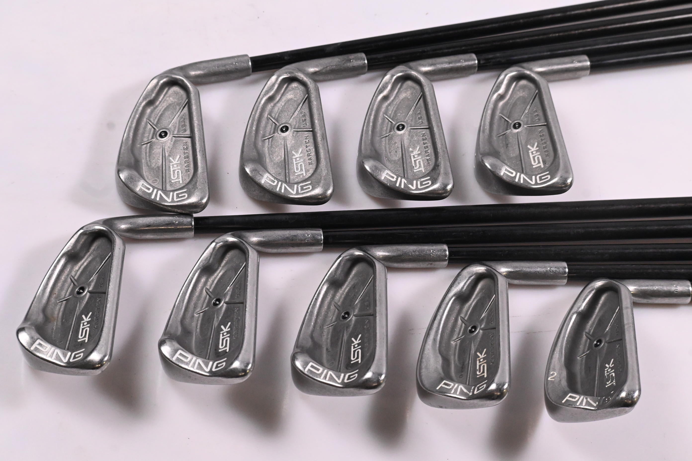 Ping ISI-K Irons / 3-PW+SW / Black Dot / Regular Flex Ping 350 Series Shafts