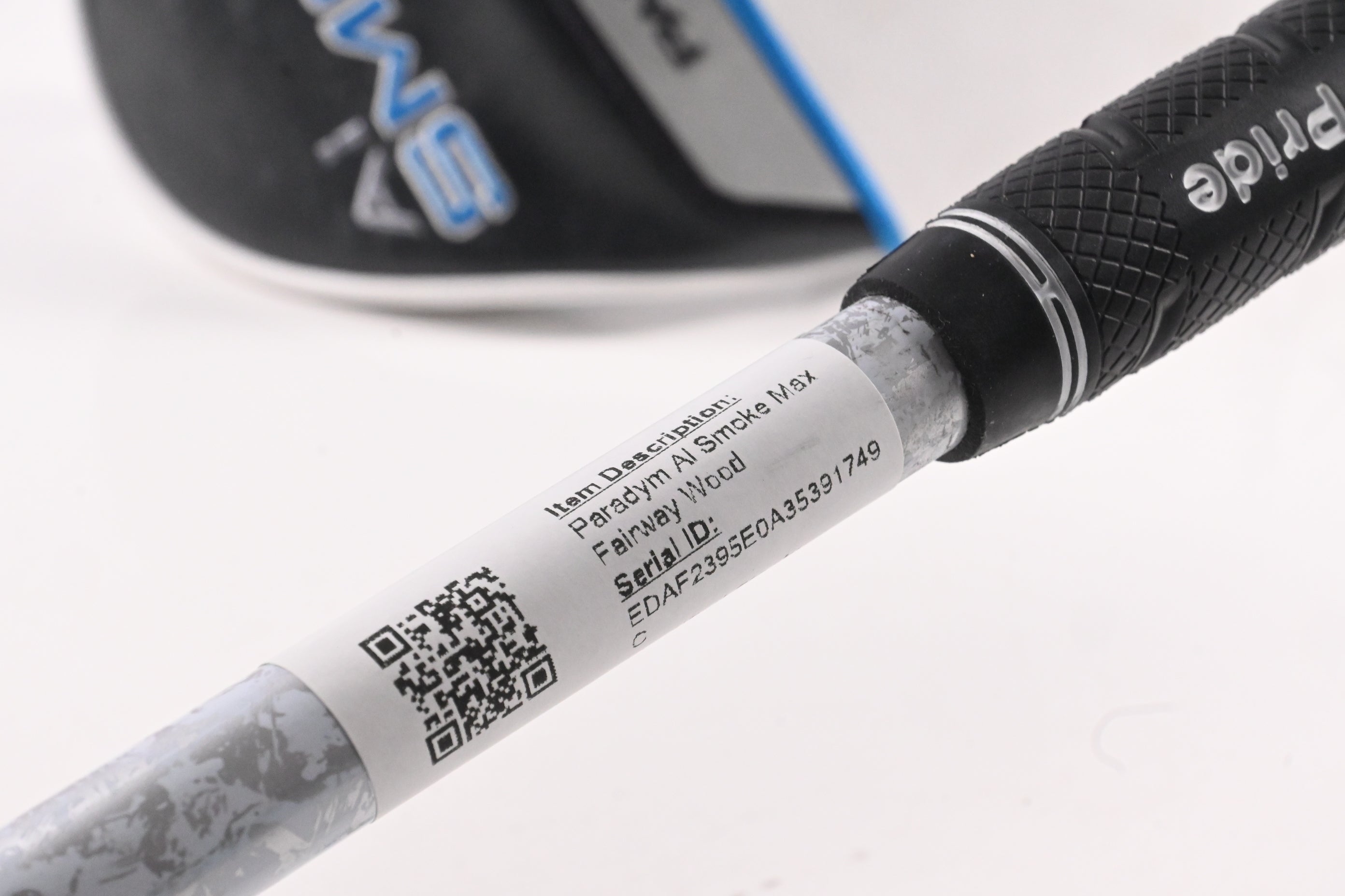 Callaway Paradym Ai Smoke Max #3 Wood / 15 Degree / Stiff Flex Denali Black 70