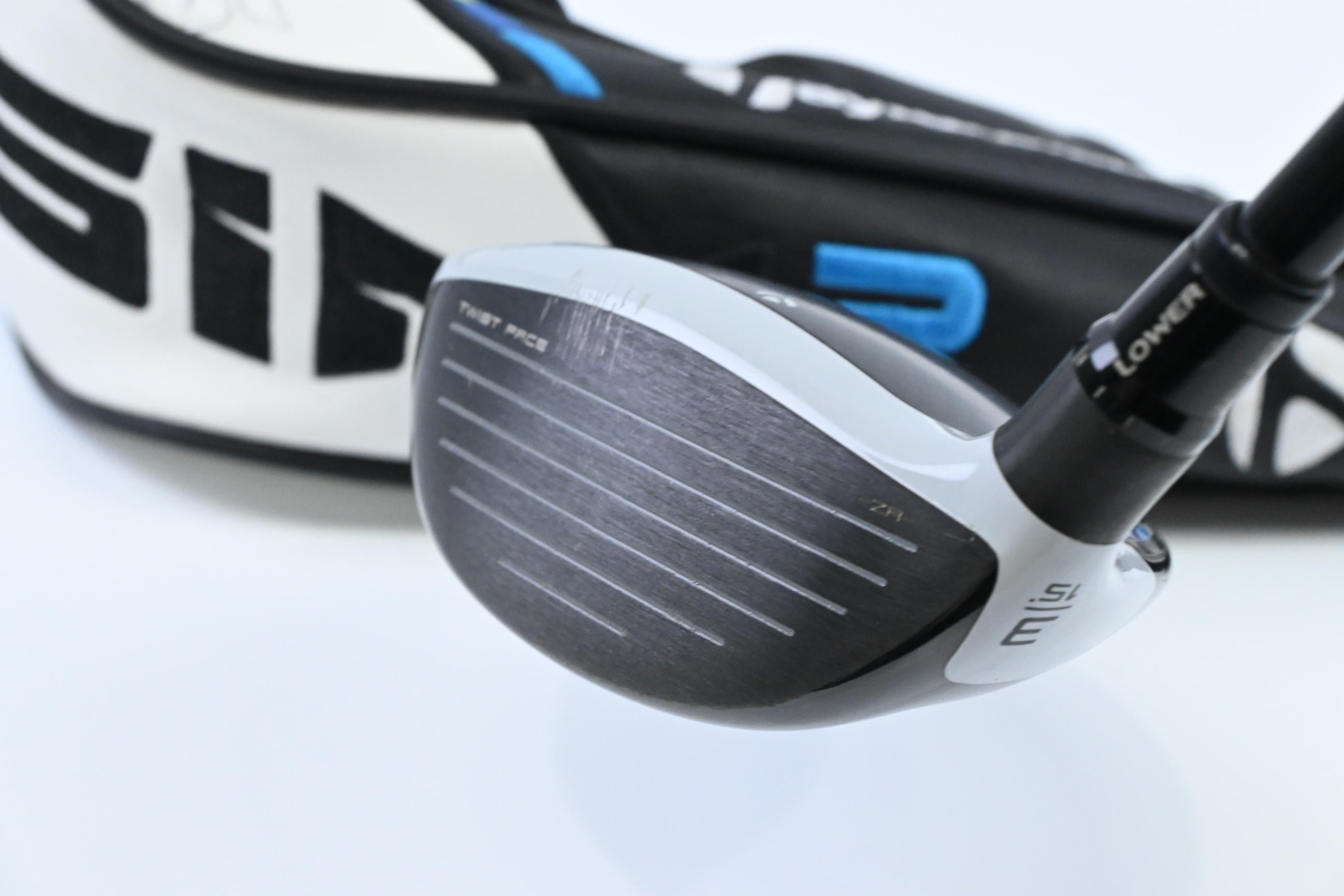 Taylormade SIM2 Ti #3 Wood / 15 Degree / Stiff Flex HZRDUS Smoke Blue RDX 70