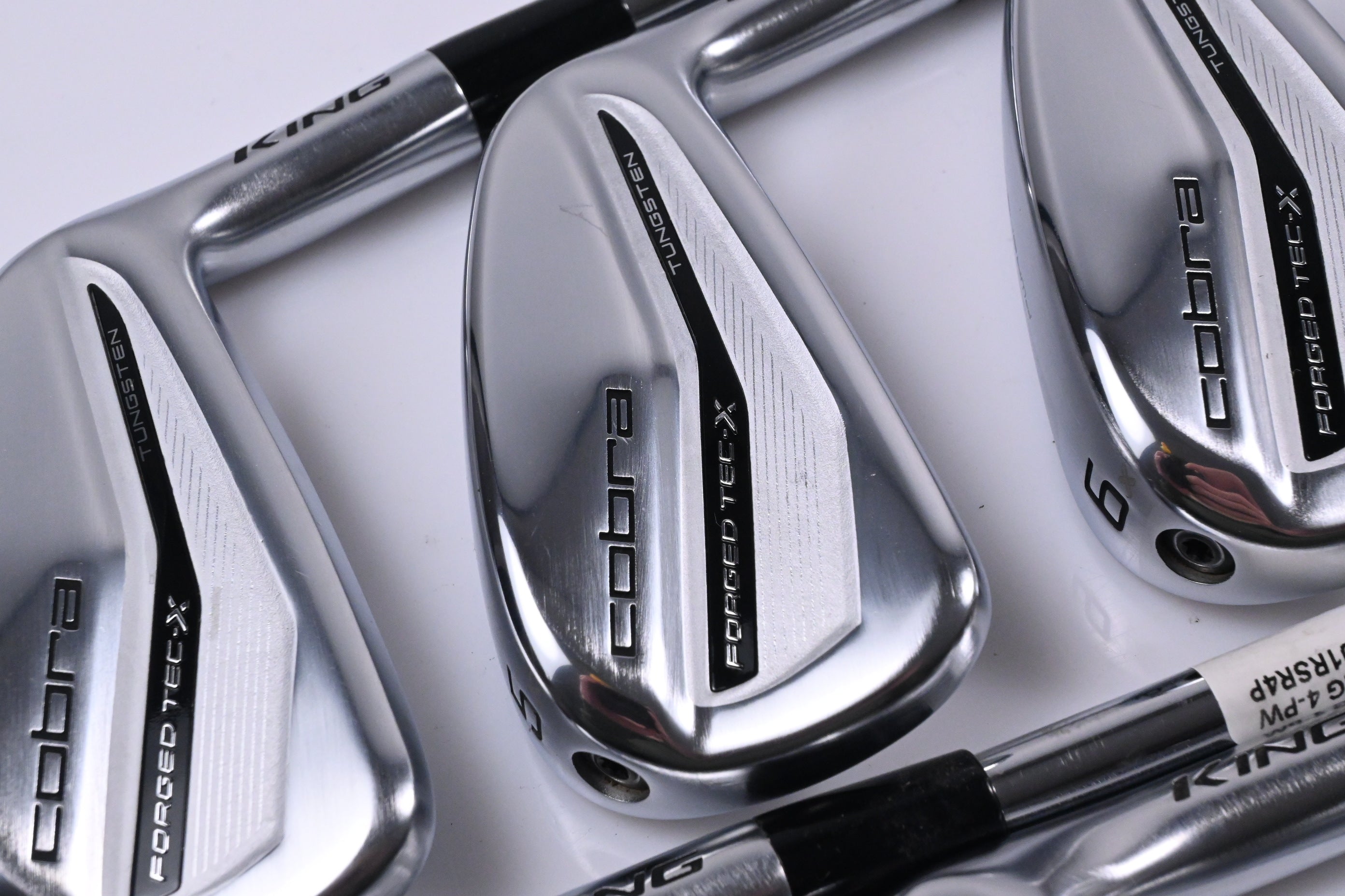 Cobra Forged Tec X 2022 Irons / 4-PW+GW / Regular Flex KBS Tour Lite Shafts