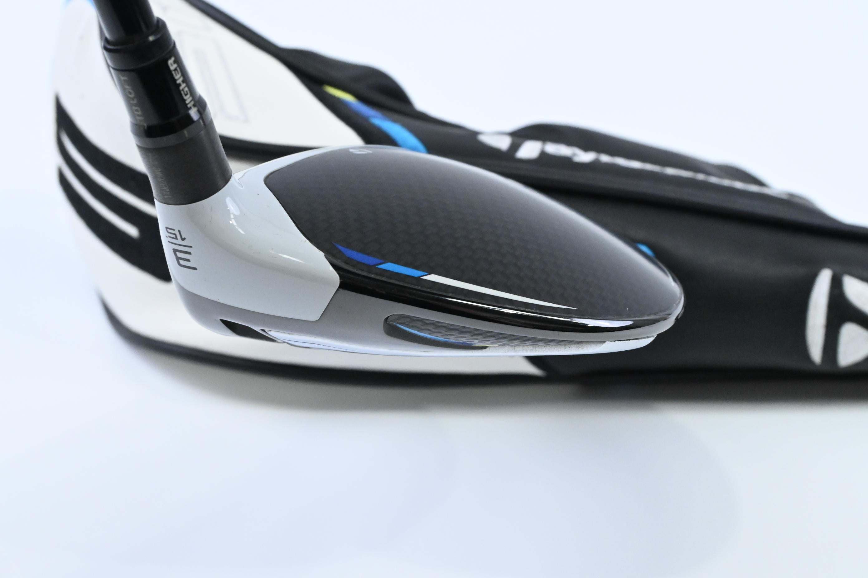 Taylormade SIM2 Ti #3 Wood / 15 Degree / Stiff Flex HZRDUS Smoke Blue RDX 70