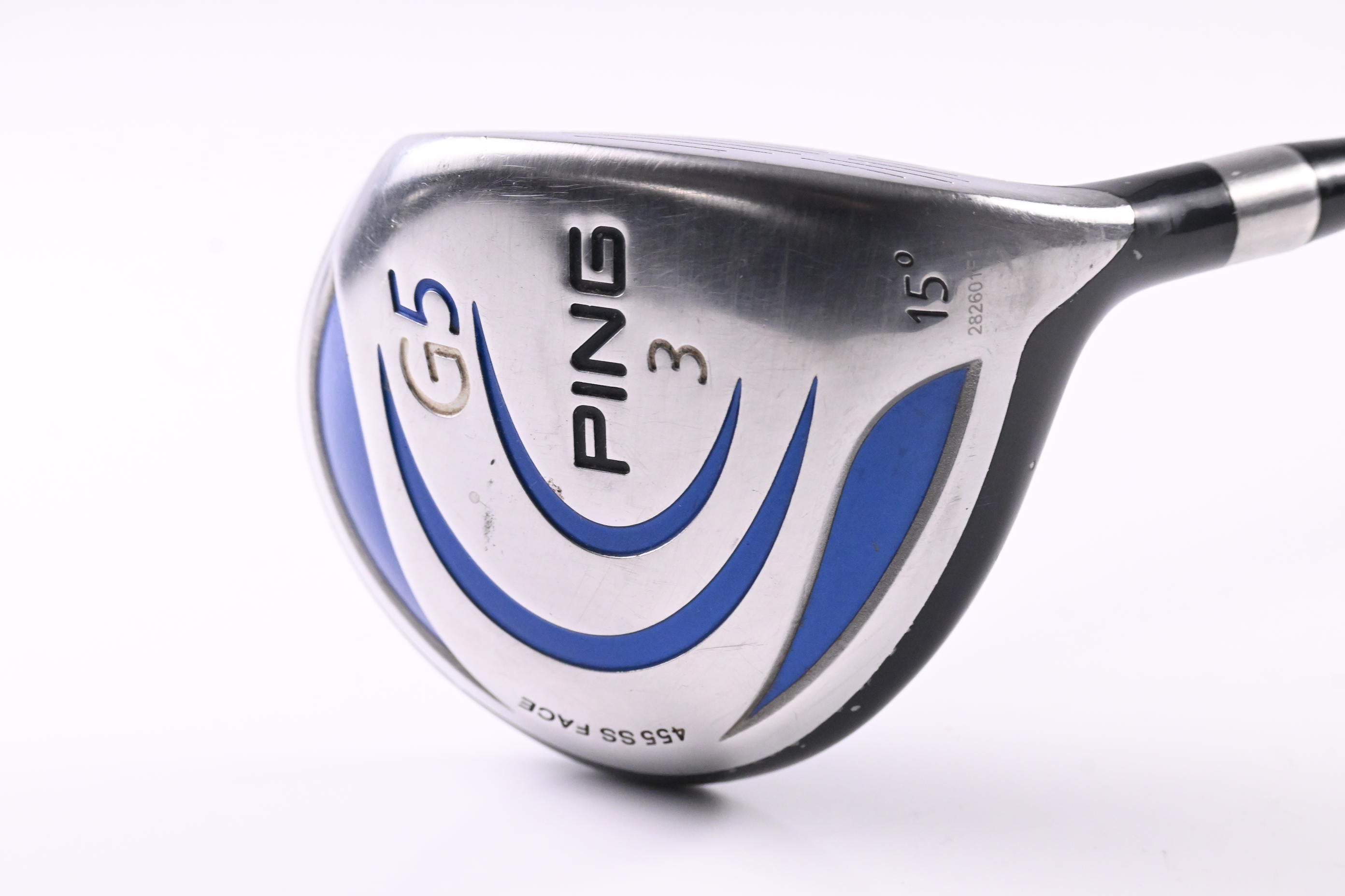 Ping G5 #3 Wood / 15 Degree / Regular Flex Grafalloy Blue 75 Shaft