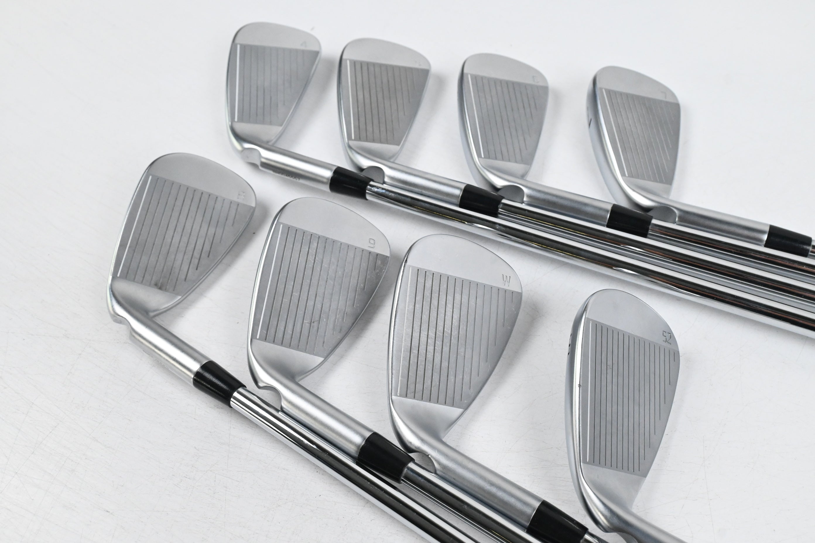 Ping G440 Irons / 4-PW+GW / Blue Dot / Stiff Flex Ping AWT 3.0 Shafts