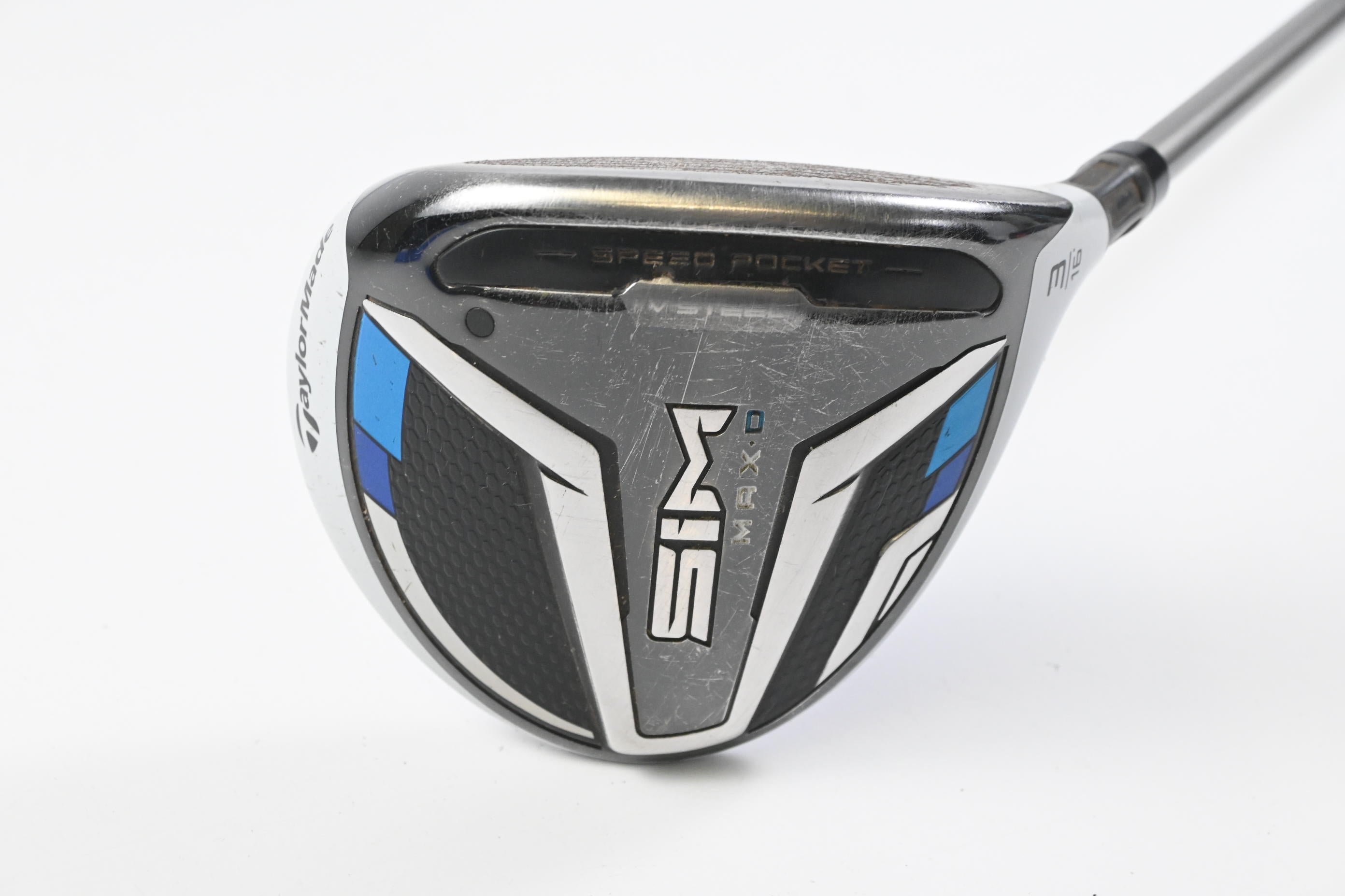 Taylormade SIM Max #3 Wood / 16 Degree / Regular Flex Helium Blue 5 Shaft