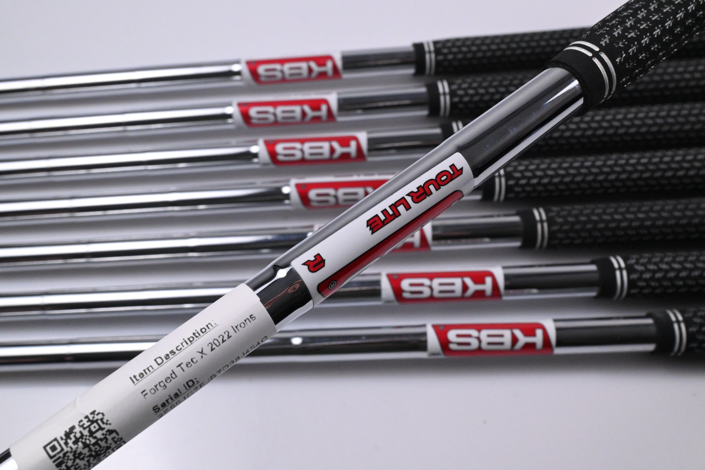 Cobra Forged Tec X 2022 Irons / 4-PW+GW / Regular Flex KBS Tour Lite Shafts