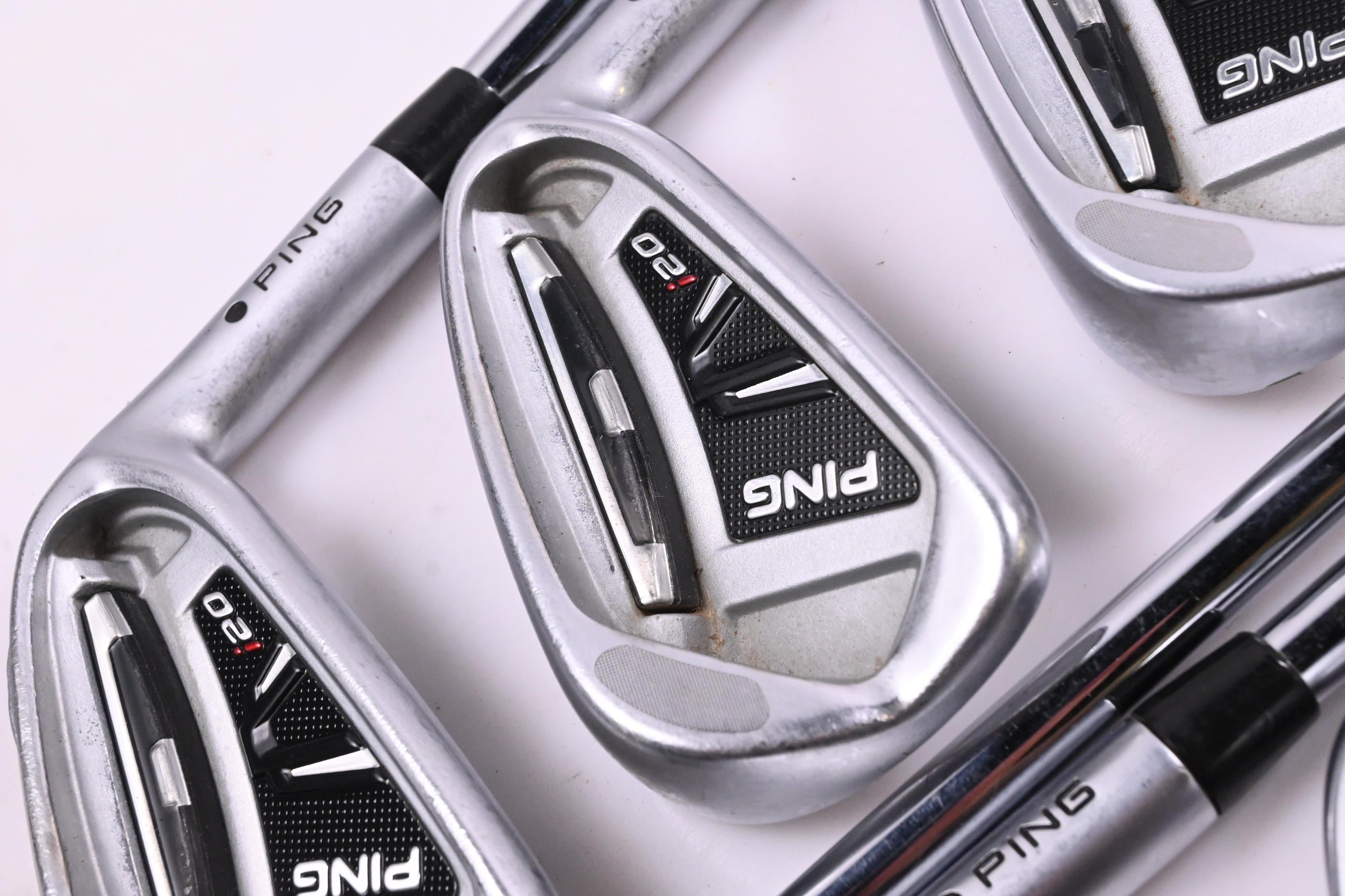 Ping i20 Irons / 4-PW / Black Dot / Regular Flex Ping CFS Steel Shafts