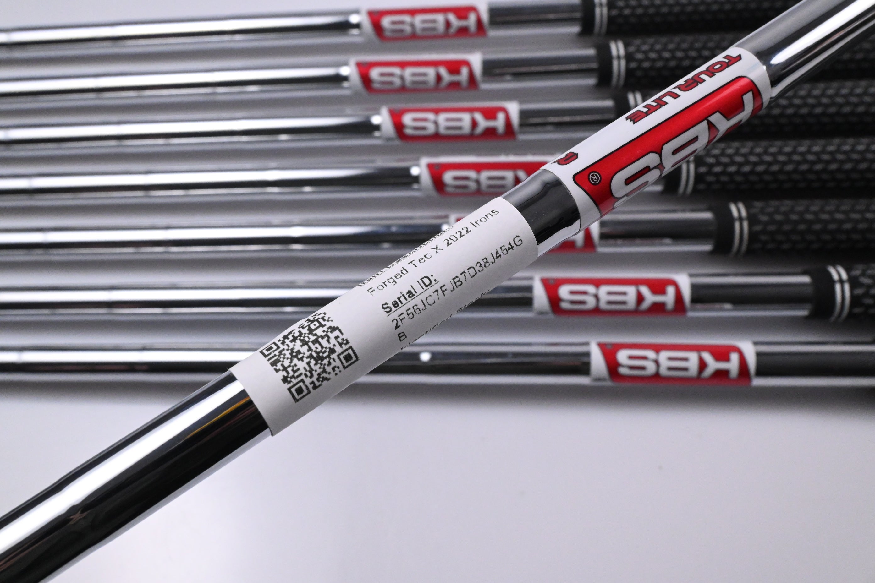 Cobra Forged Tec X 2022 Irons / 4-PW+GW / Regular Flex KBS Tour Lite Shafts