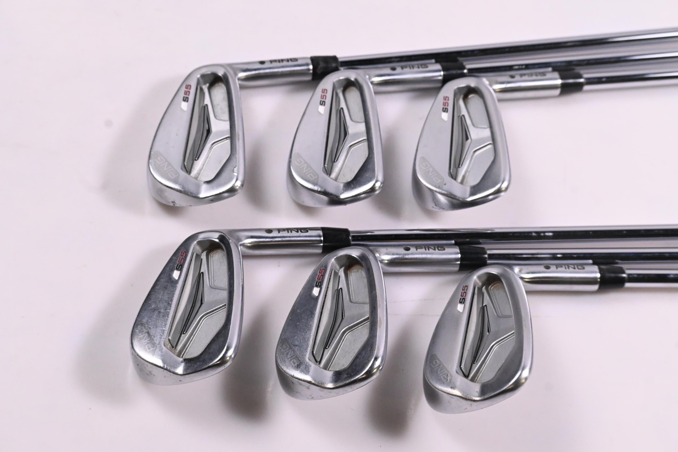 Ping S55 Irons / 5-PW / Black Dot / Regular Flex Ping CFS Shafts