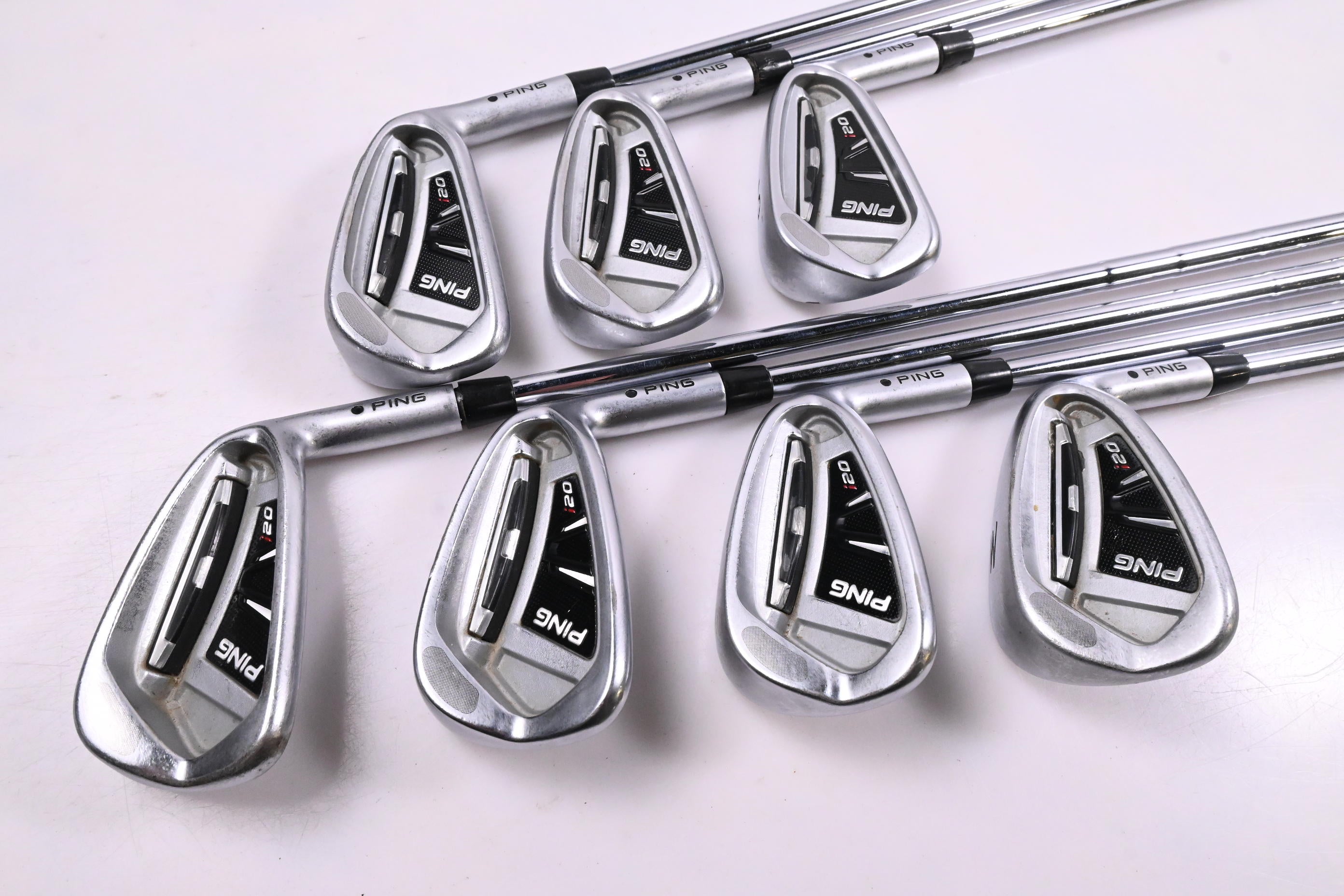 Ping i20 Irons / 4-PW / Black Dot / Regular Flex Ping CFS Steel Shafts