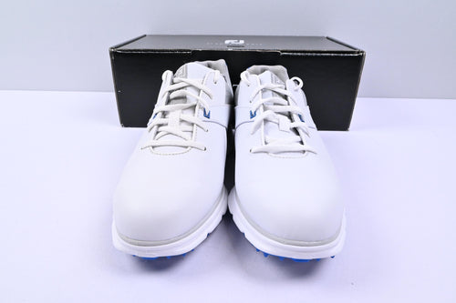 Footjoy Pro SL Golf Shoes / UK Size 8 / White, Grey & Blue