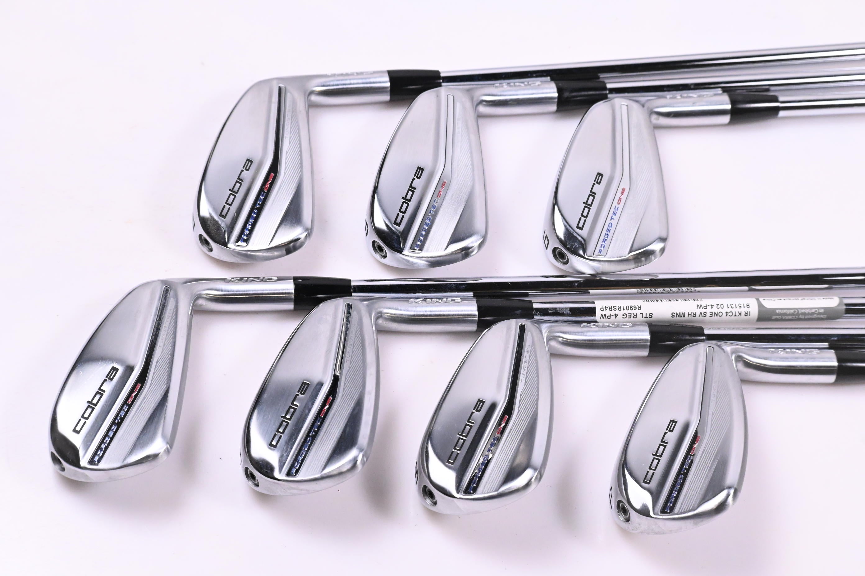 Cobra Forged Tec One Length 2022 Irons / 4-PW / Regular Flex KBS $-Taper Lite