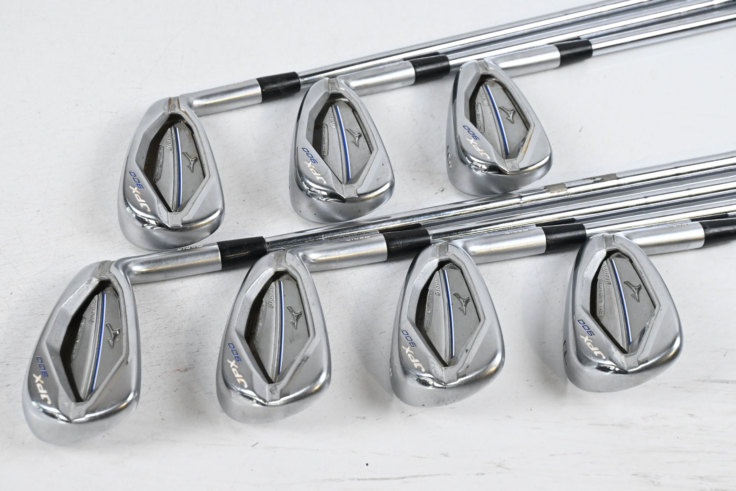 Mizuno JPX 900 Hot Metal Irons / 4-PW / Stiff Flex KBS Tour 90 Shafts