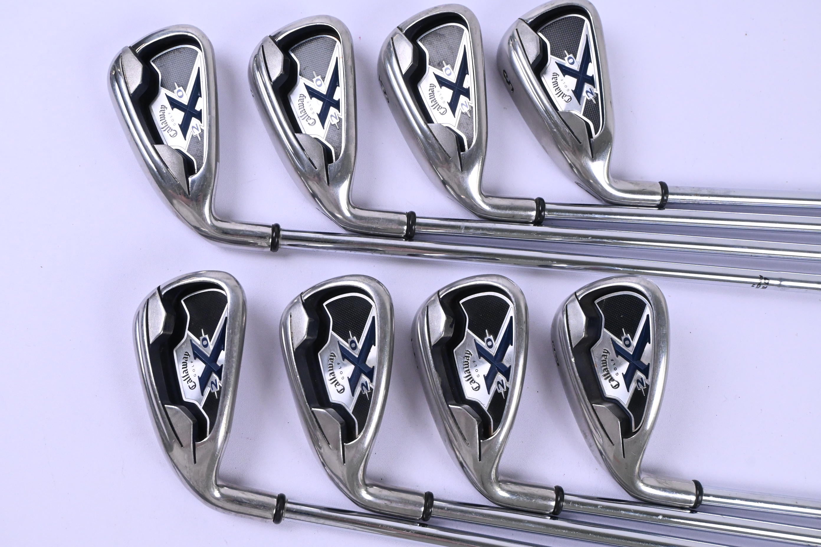 Left Hand Callaway X-20 Irons / 3-PW / Uniflex Callaway X-20 Shafts