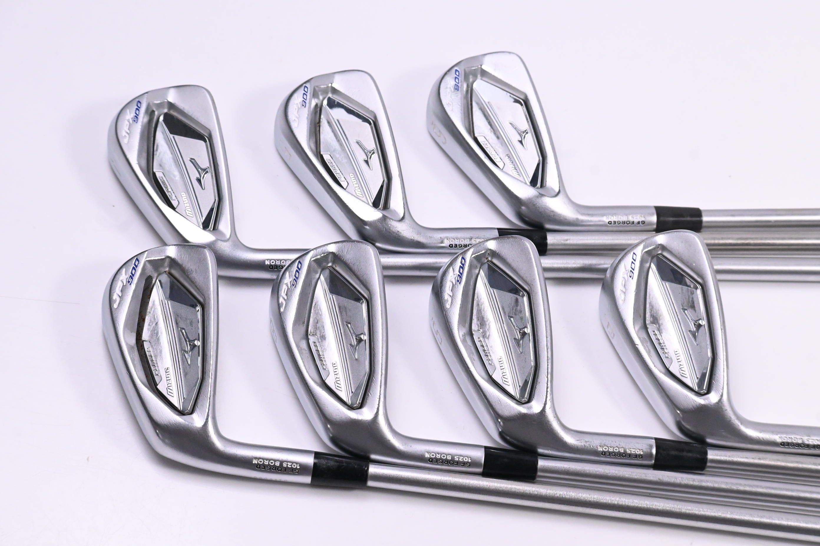 Left Hand Mizuno JPX 900 Forged Irons / 4-PW / X-Flex KBS Tour C-Taper Lite 115