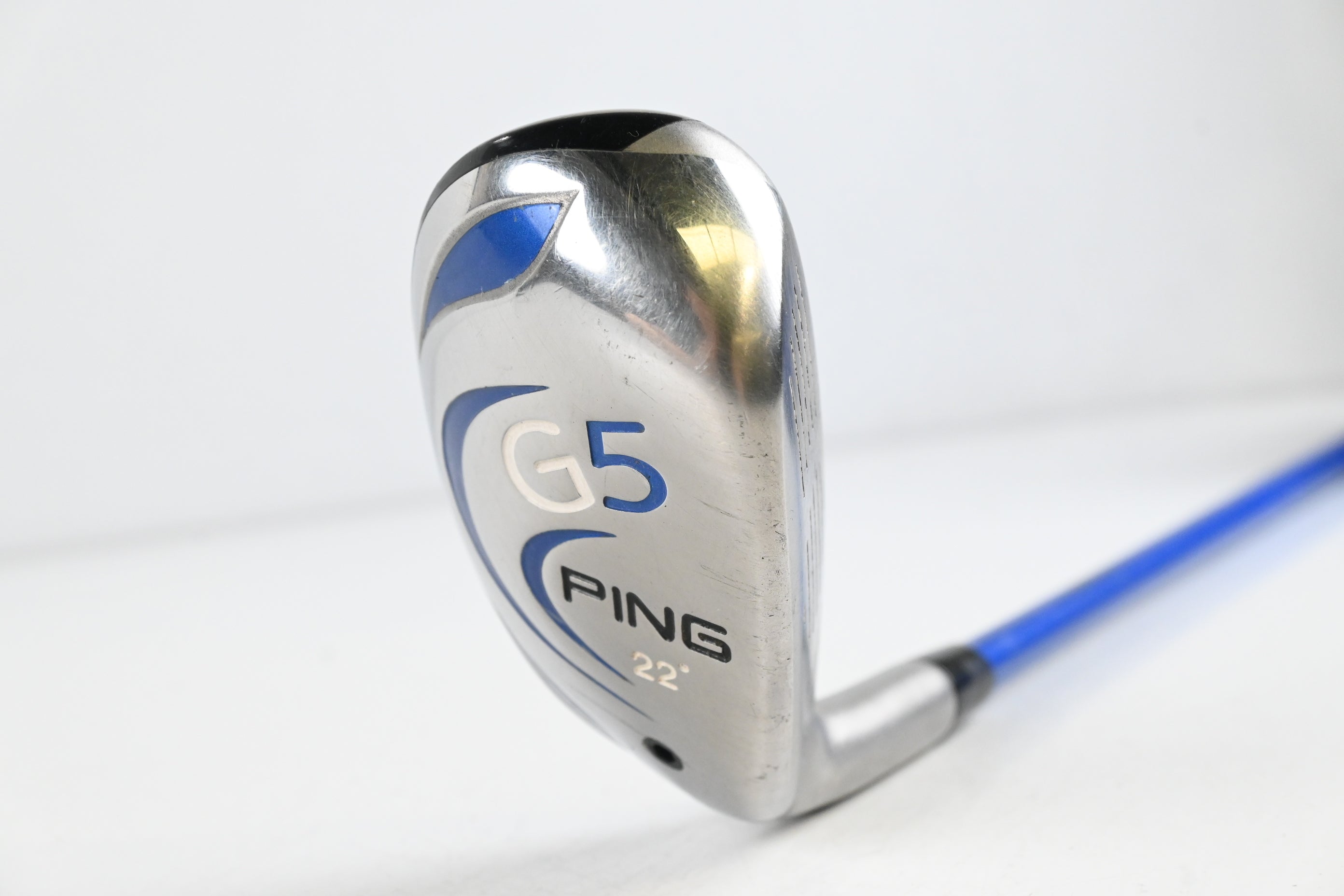 Ping G5 #4 Hybrid / 22 Degree / Stiff Flex Grafalloy ProLaunch Blue Shaft