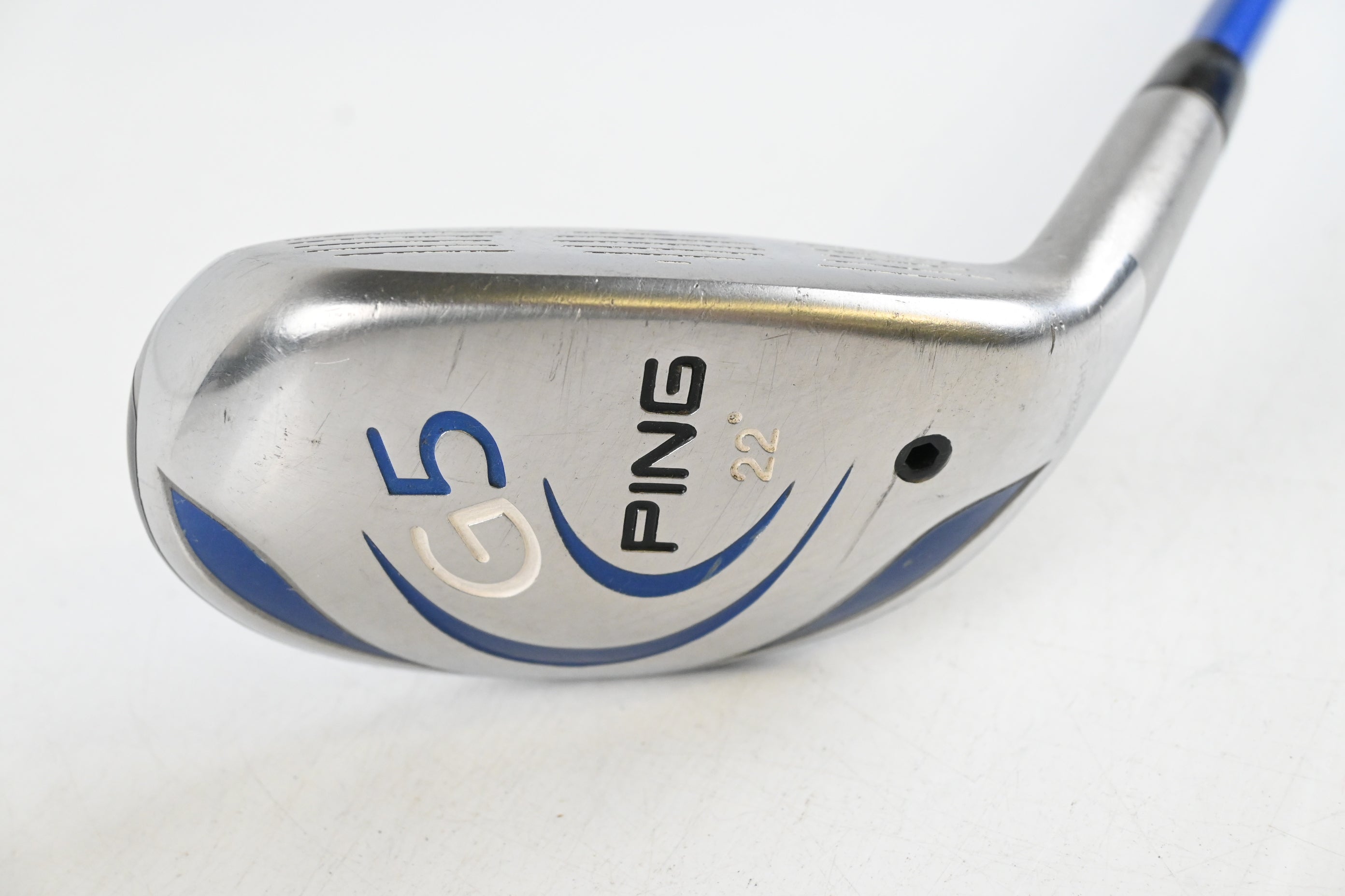 Ping G5 #4 Hybrid / 22 Degree / Stiff Flex Grafalloy ProLaunch Blue Shaft