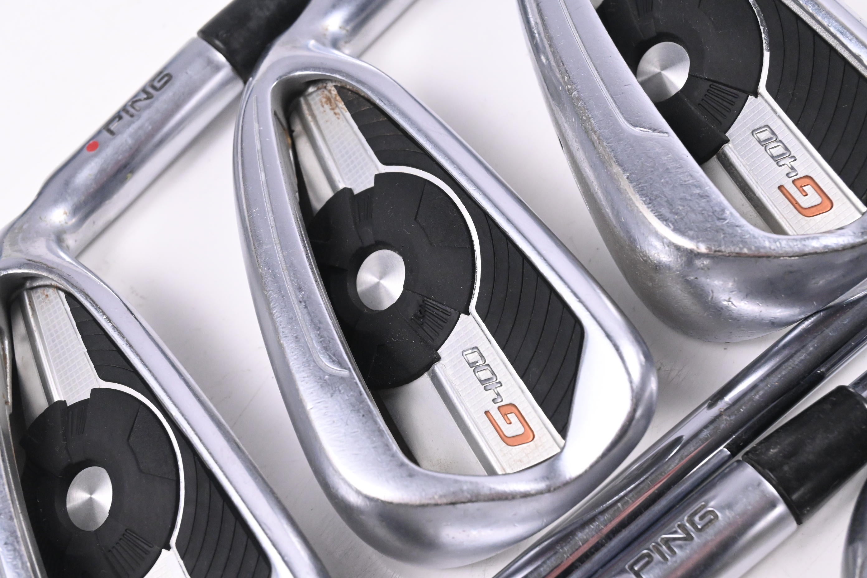 Ping G400 Irons / 5-PW+SW / Red Dot / Senior Flex Ping CFS Distance Shafts