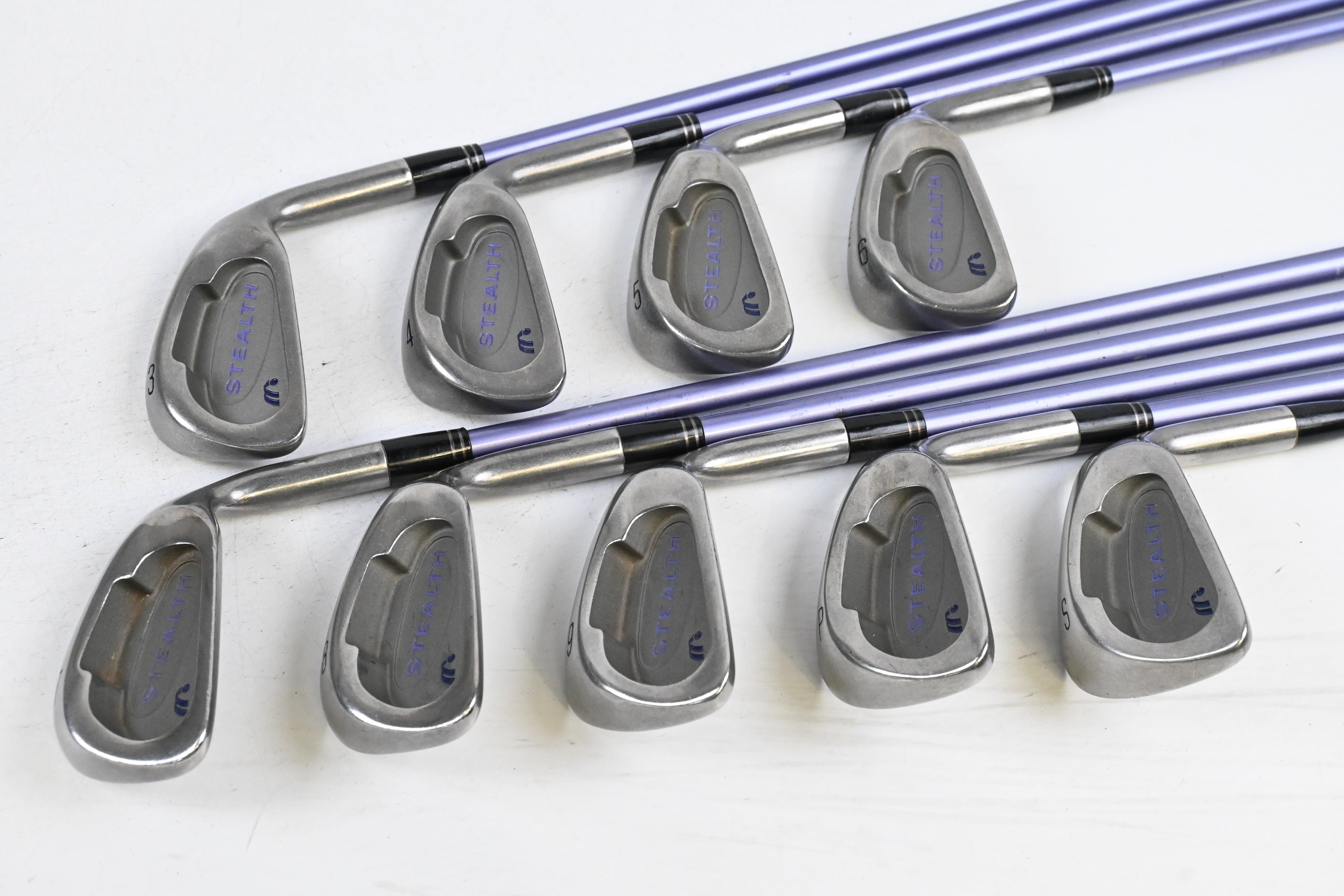 Ladies Mitsushiba Stealth Irons / 3-PW+SW / Ladies Flex Mitsubishi Power Cache