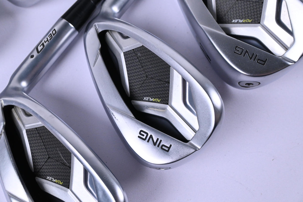 Ping G430 Irons / 6-PW+GW / Black Dot / Senior Flex Ping Alta CB Black AWT