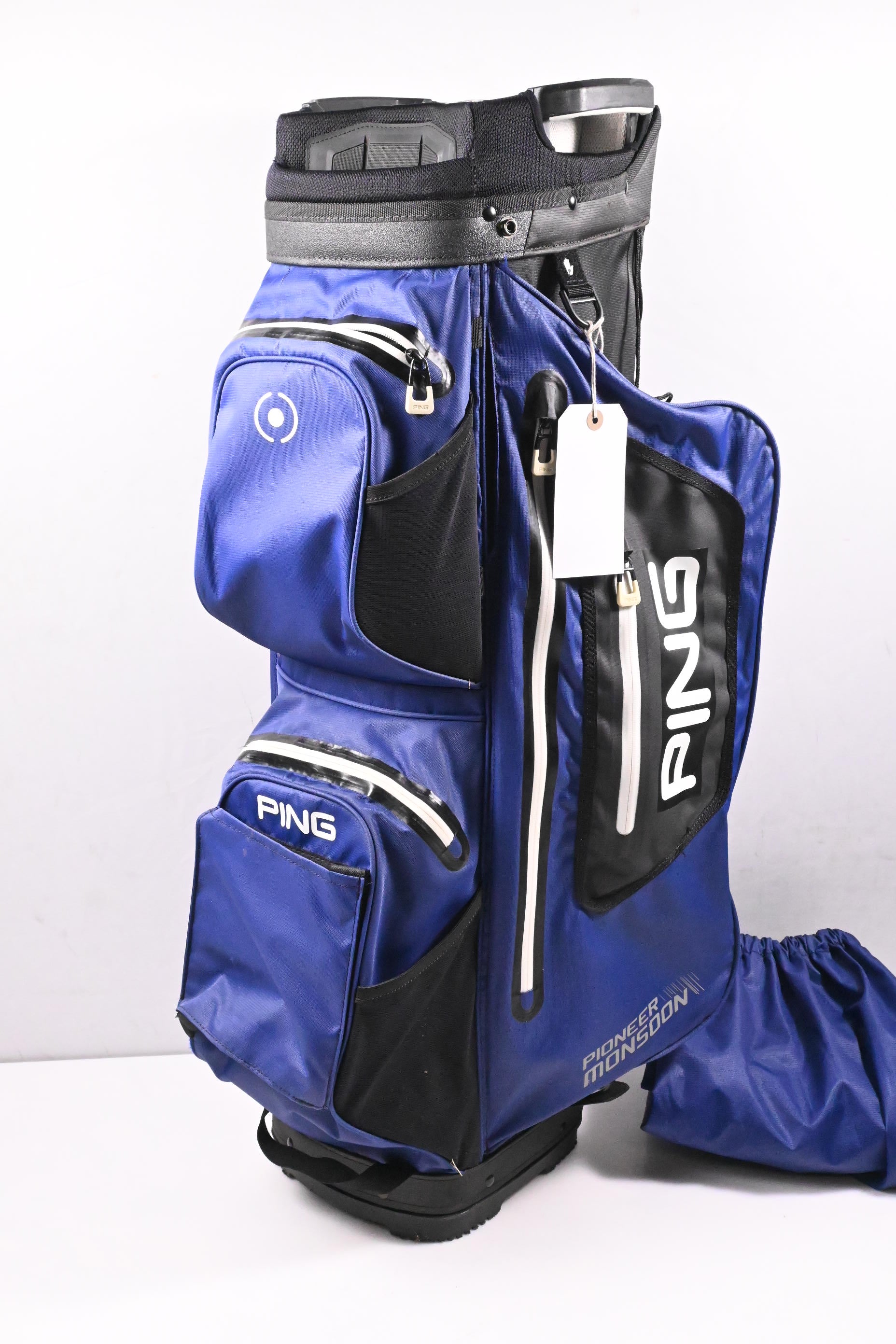Ping Pioneer Monsoon Cart Bag / 15-Way Divider / Black, Blue