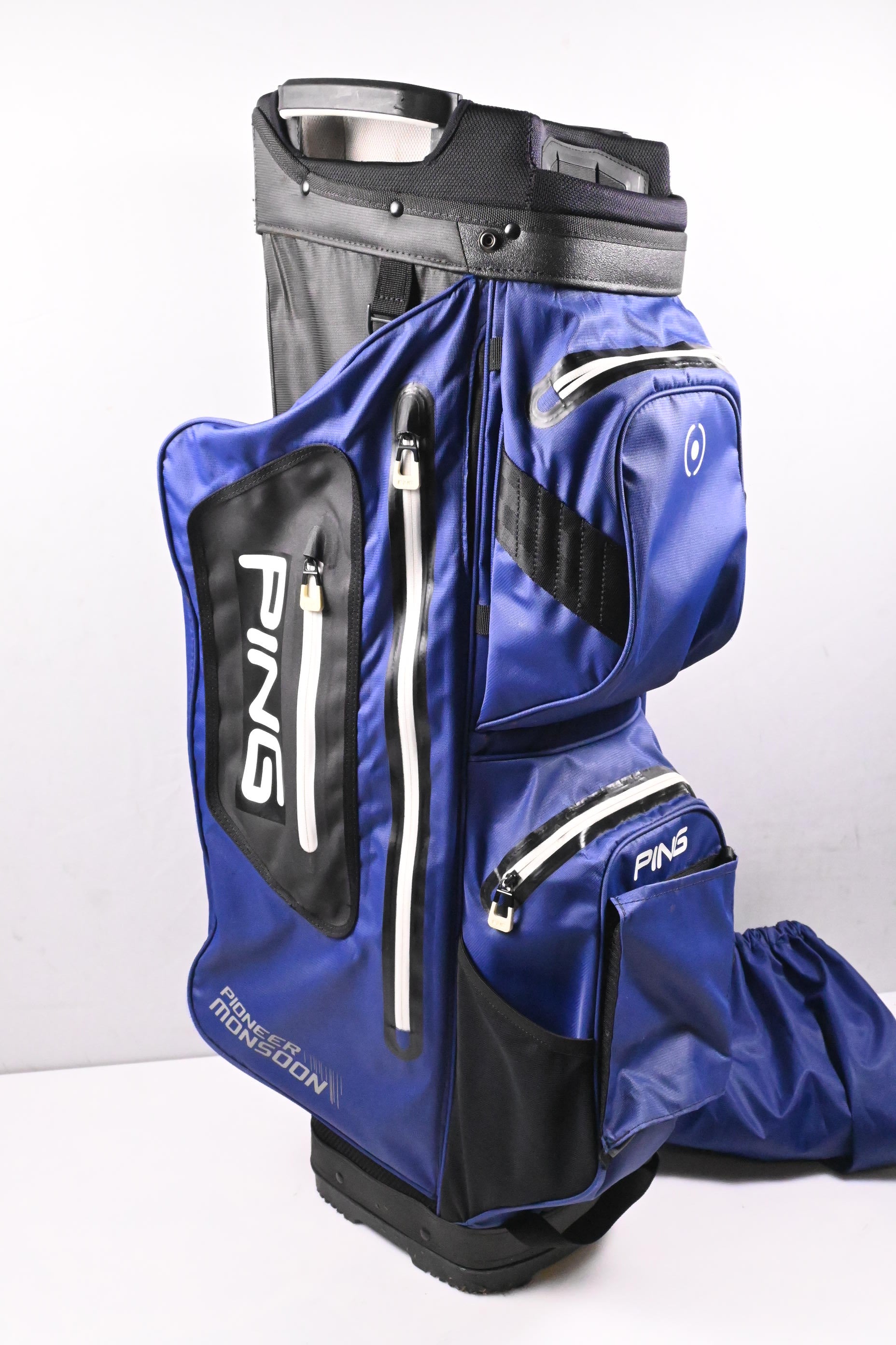 Ping Pioneer Monsoon Cart Bag / 15-Way Divider / Black, Blue