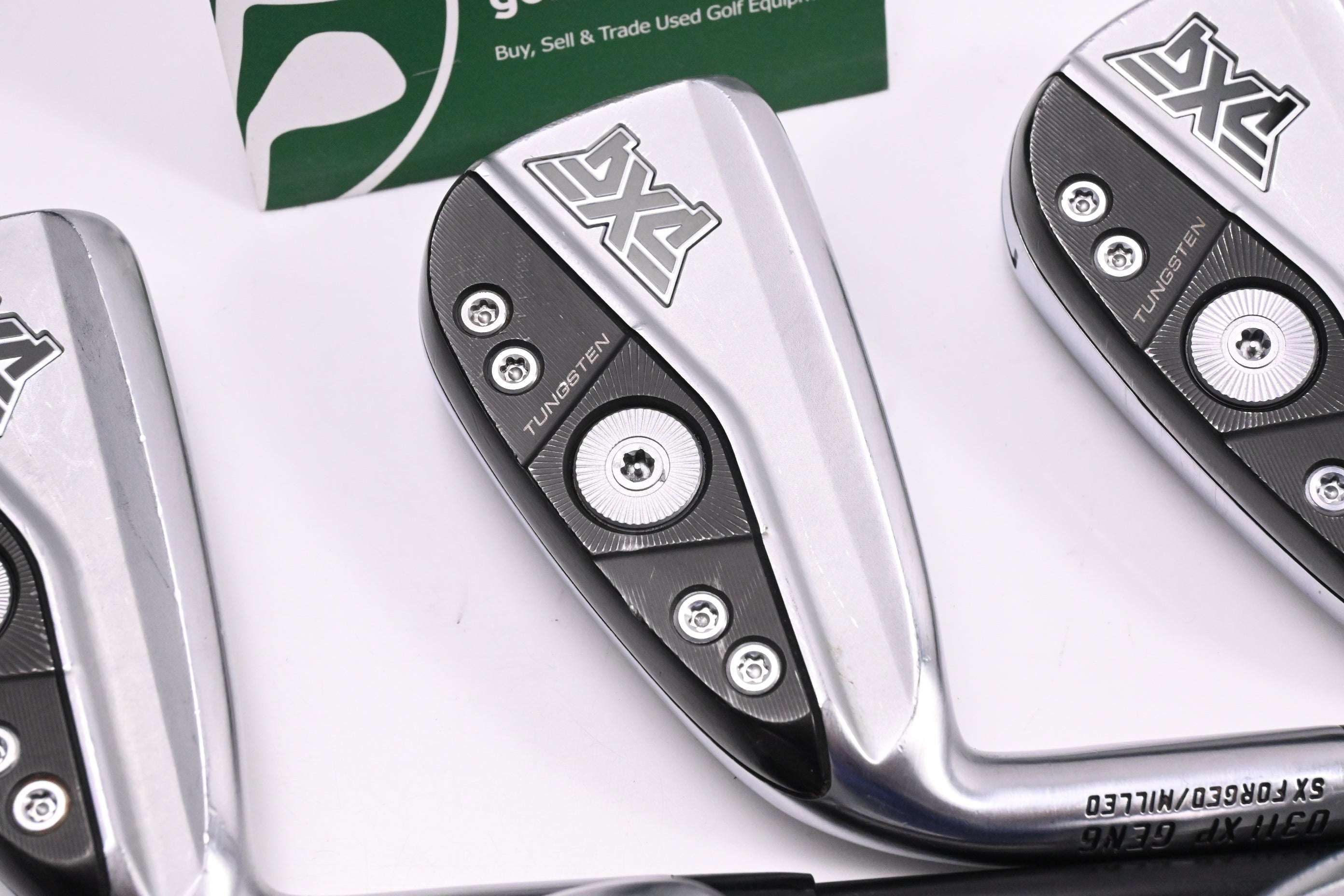 Left Hand PXG 0311 XP Gen6 Irons / 5-PW+GW / Regular+ Flex KBS TGI 70 Shafts