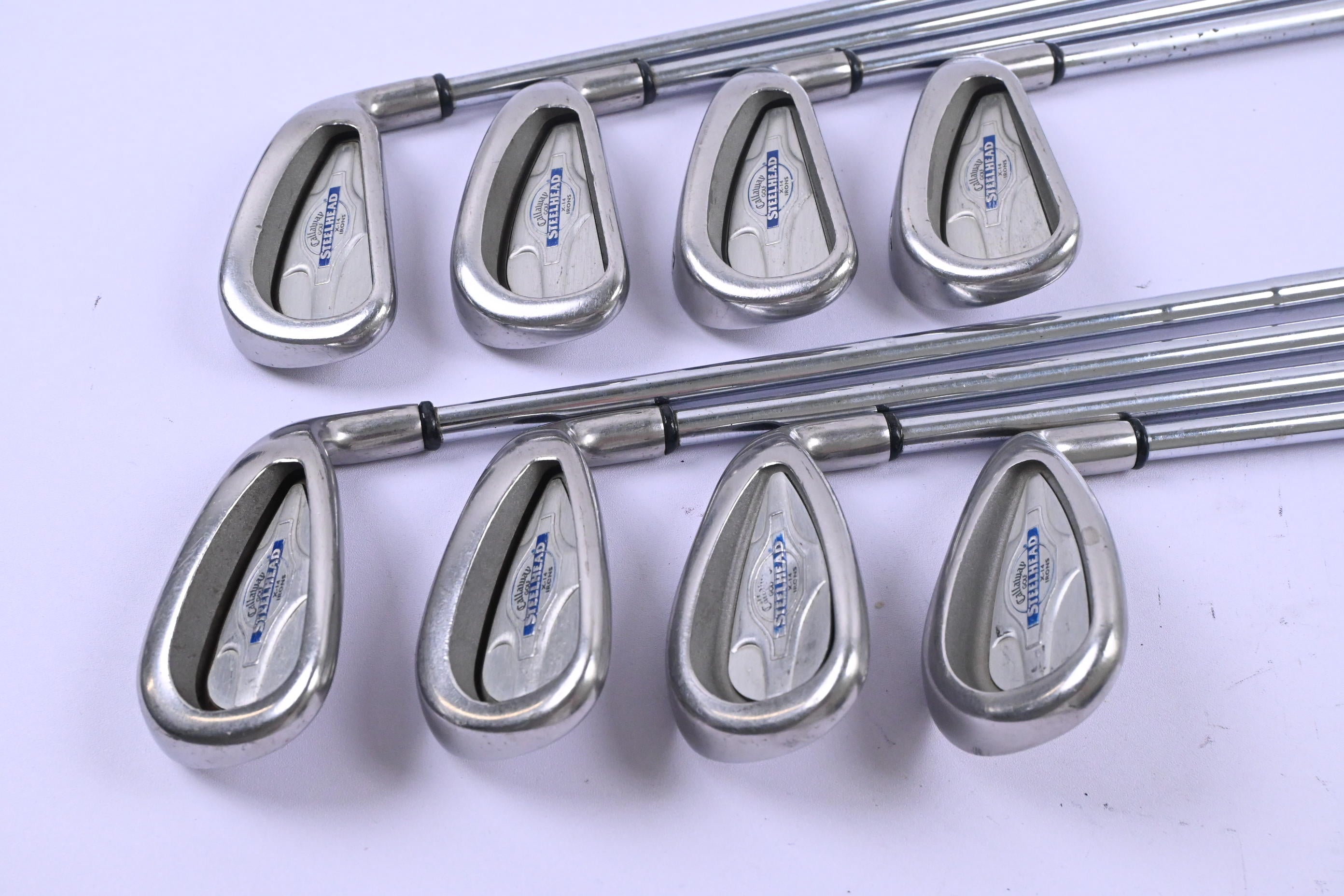 Callaway X-14 Irons / 4-PW+SW / Uniflex Callaway Steelhead Shafts