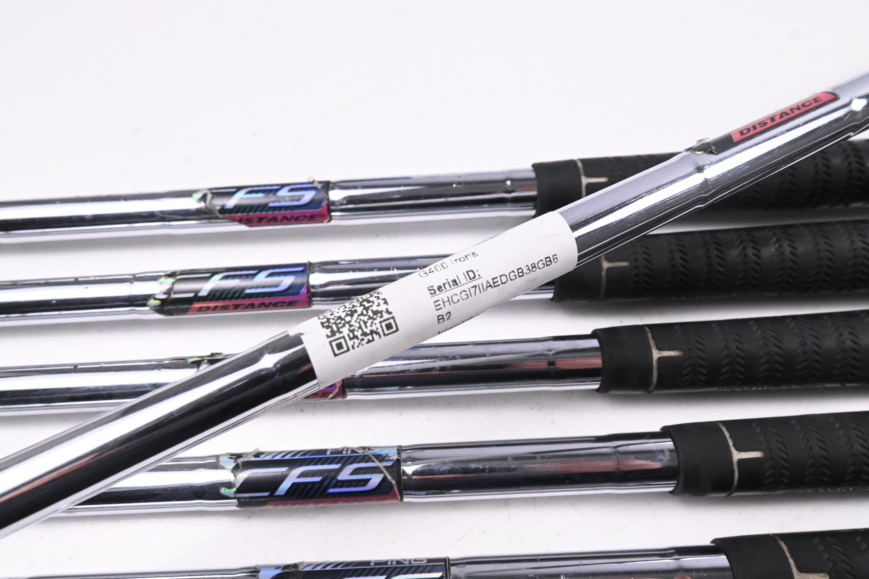 Ping G400 Irons / 5-PW+SW / Red Dot / Senior Flex Ping CFS Distance Shafts