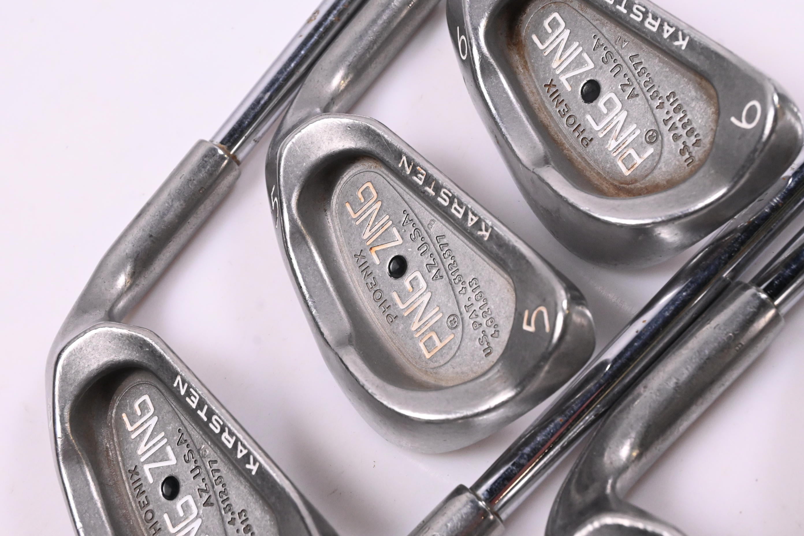 Ping Zing Irons / 4-9i / Black Dot / Stiff Flex Ping Karsten JZ Red Shafts