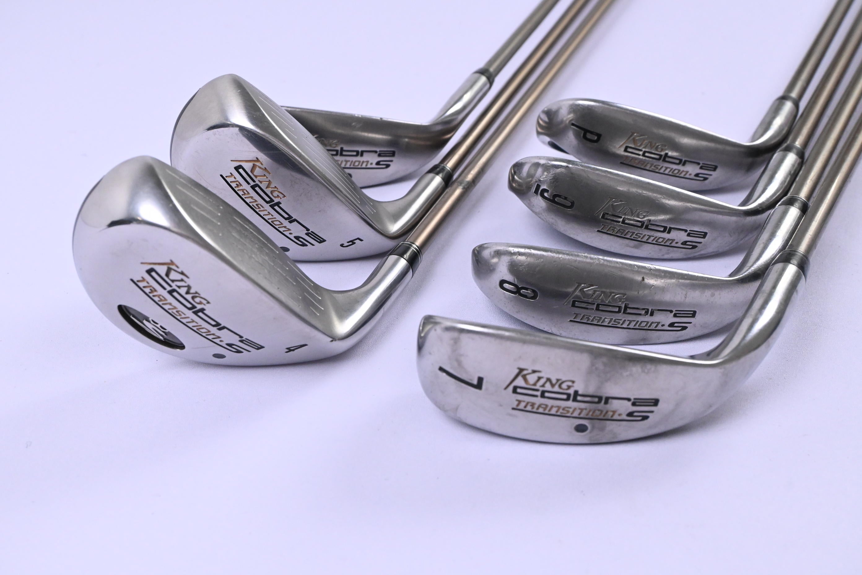 Cobra Transition-S Irons / 4-PW / Senior Flex Aldila NV-HL 60 Shafts