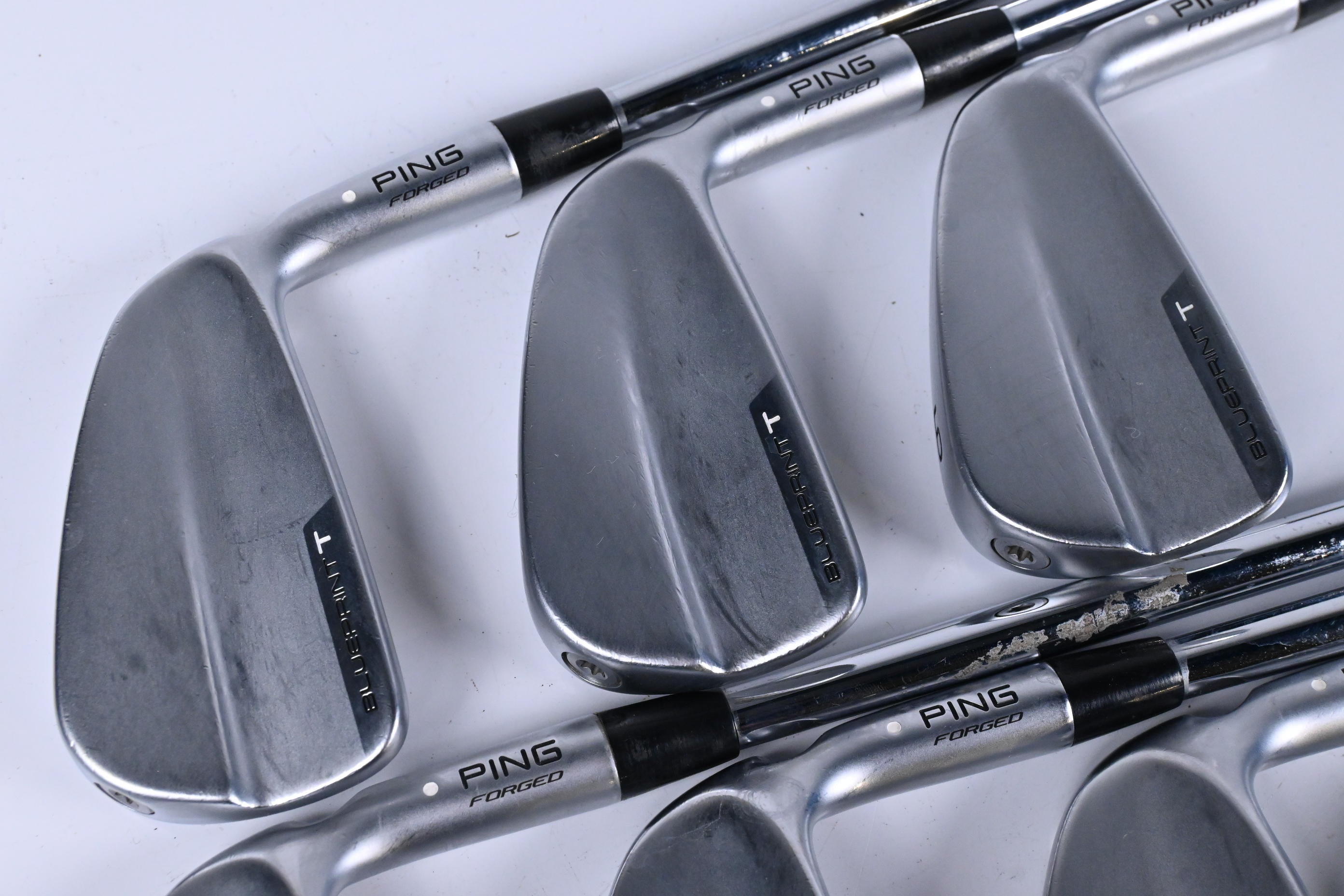 Ping Blueprint T Irons / 4-PW / White Dot / X Flex Dynamic Gold 120 Shafts
