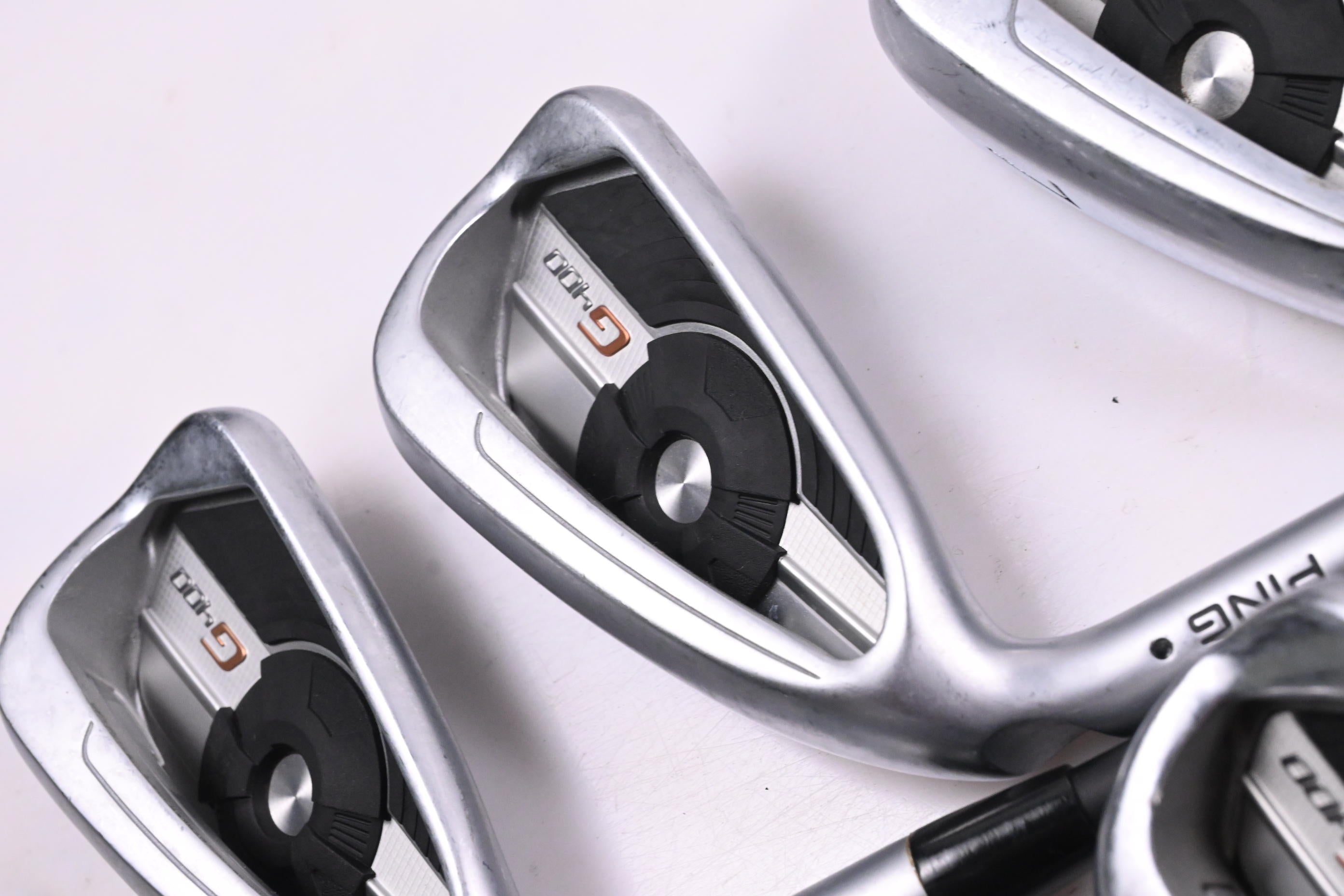 Left Hand Ping G400 Irons / 5-PW+SW / Black Dot / Regular Flex Ping ALTA CB AWT
