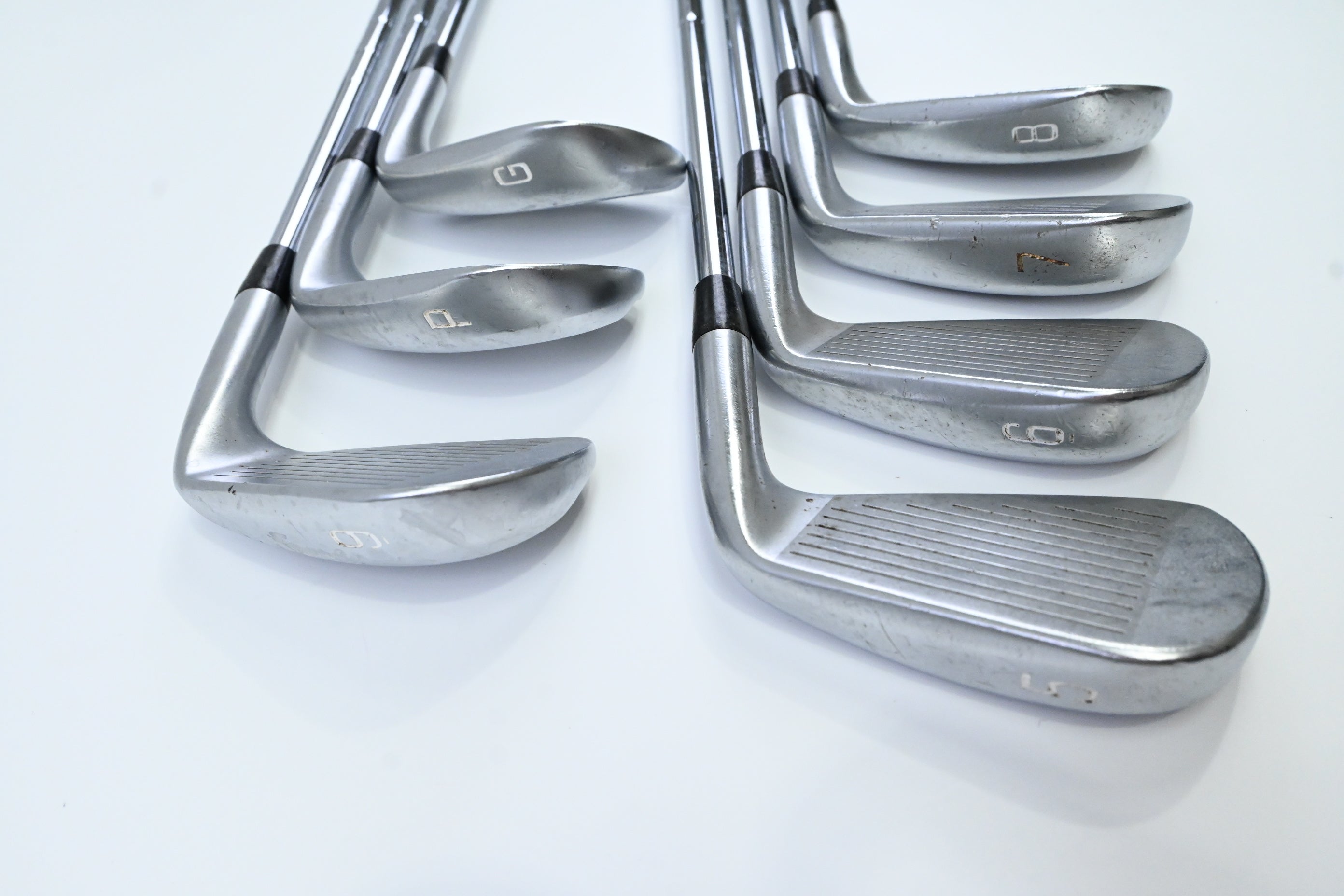 Left Hand Mizuno JPX 900 Forged Irons / 5-PW+GW / Stiff Flex KBS Tour 90 Shafts