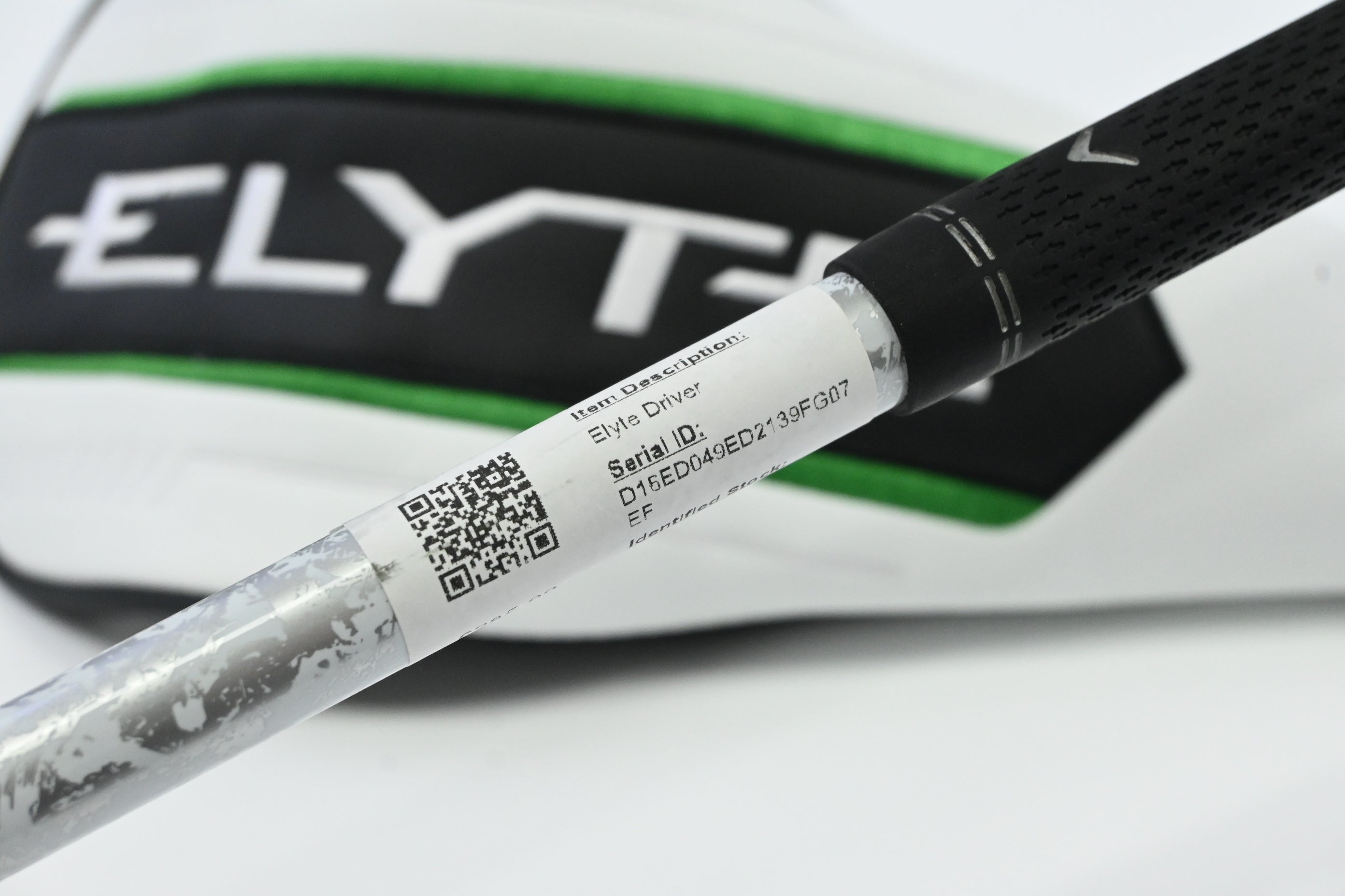 Callaway Elyte Driver / 9 Degree / Stiff Flex Denali Charcoal 50 Shaft