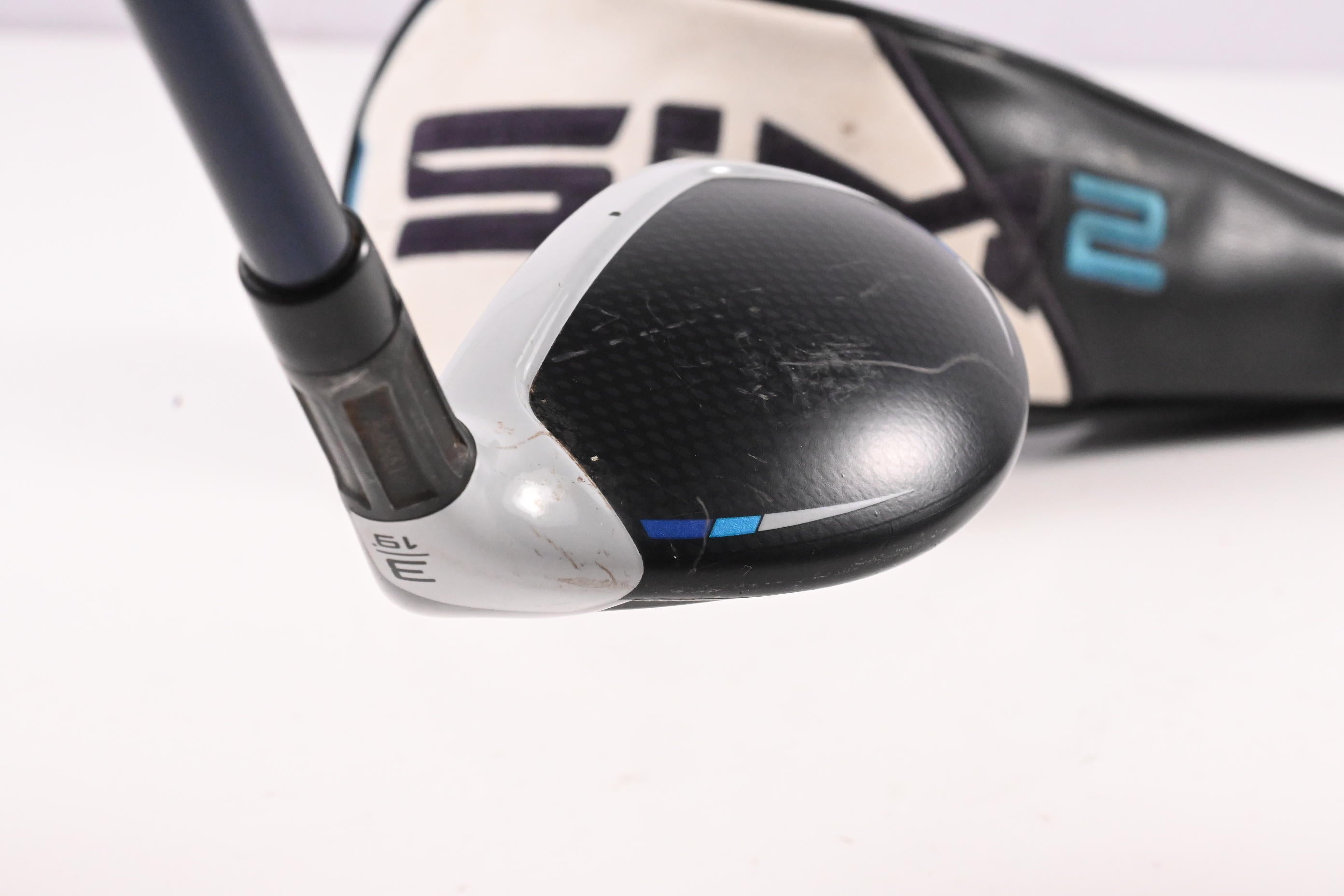 Taylormade SIM2 Max #3 Hybrid / 19 Degree / Stiff Flex Ventus Blue 7 Shaft