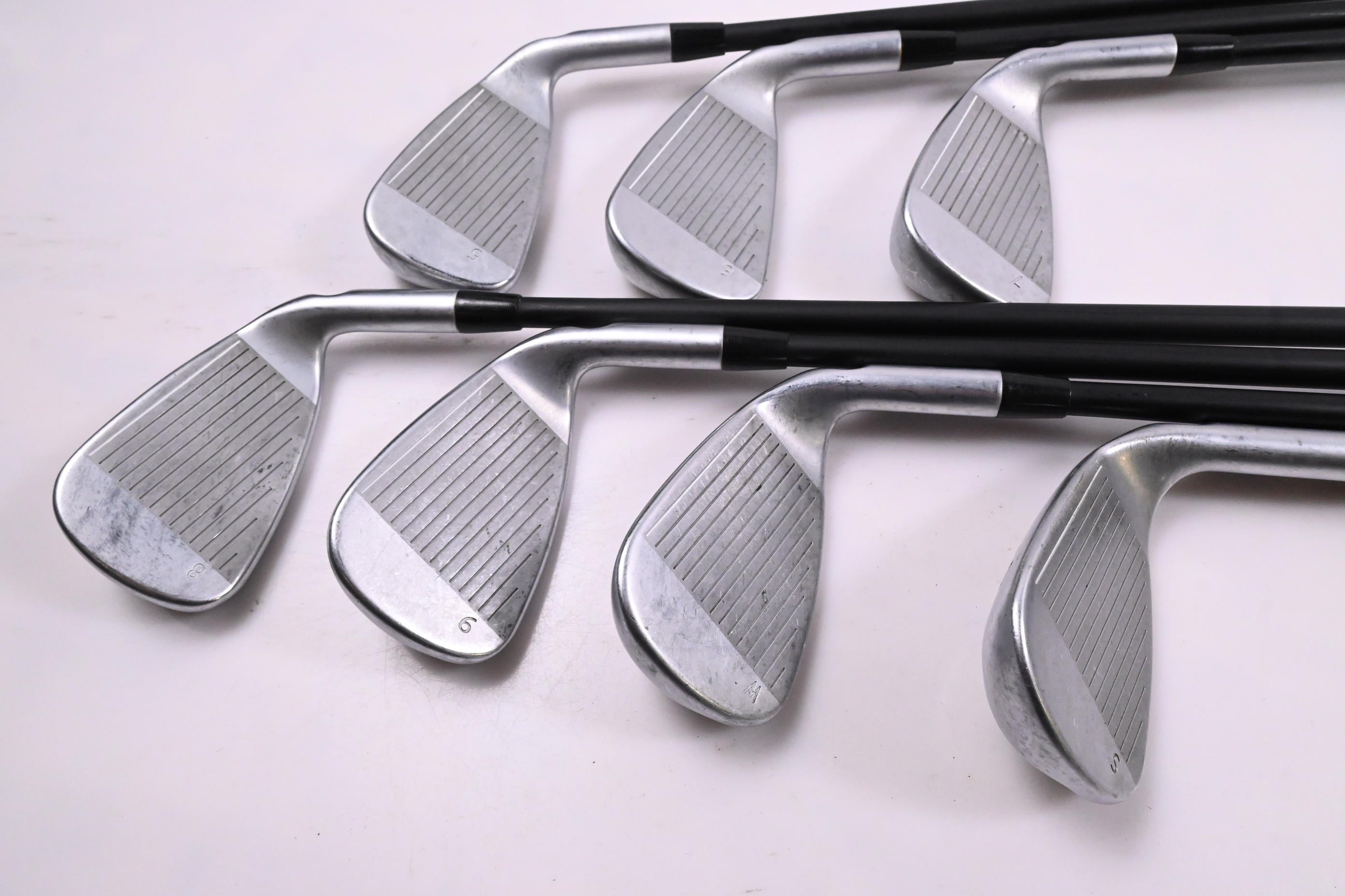 Left Hand Ping G400 Irons / 5-PW+SW / Black Dot / Regular Flex Ping ALTA CB AWT