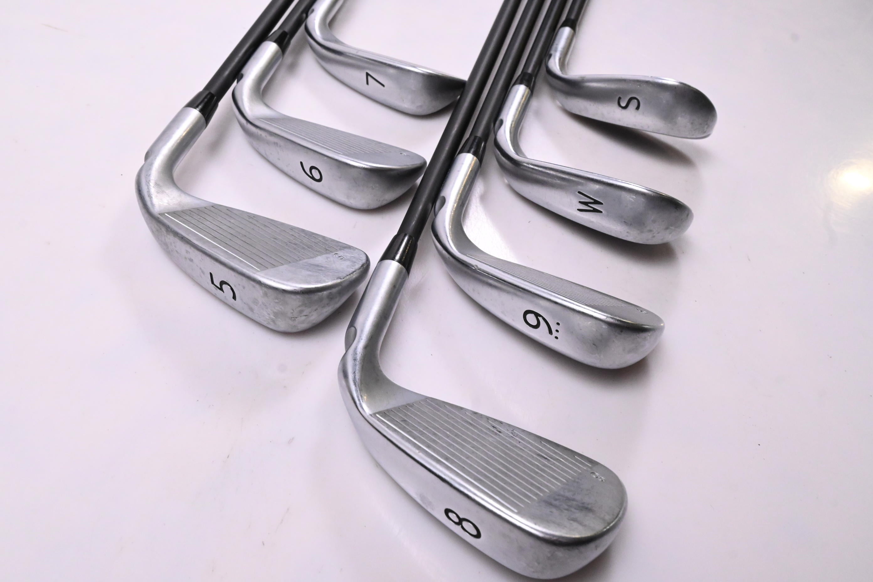 Left Hand Ping G400 Irons / 5-PW+SW / Black Dot / Regular Flex Ping ALTA CB AWT