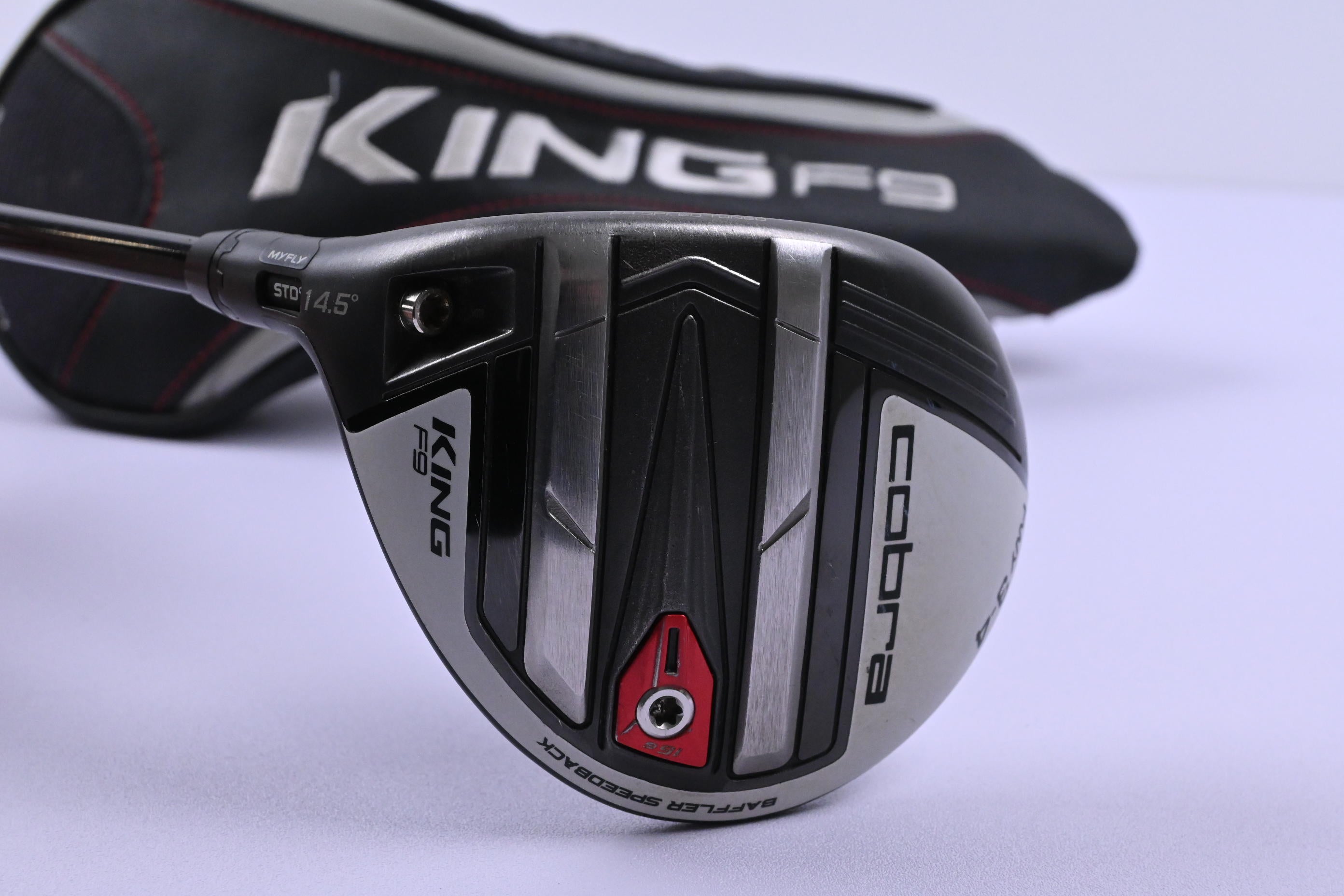 Cobra King F9 #3 Wood / 14.5 Degree / Regular Flex Fujikura Atmos Silver 7 Shaft