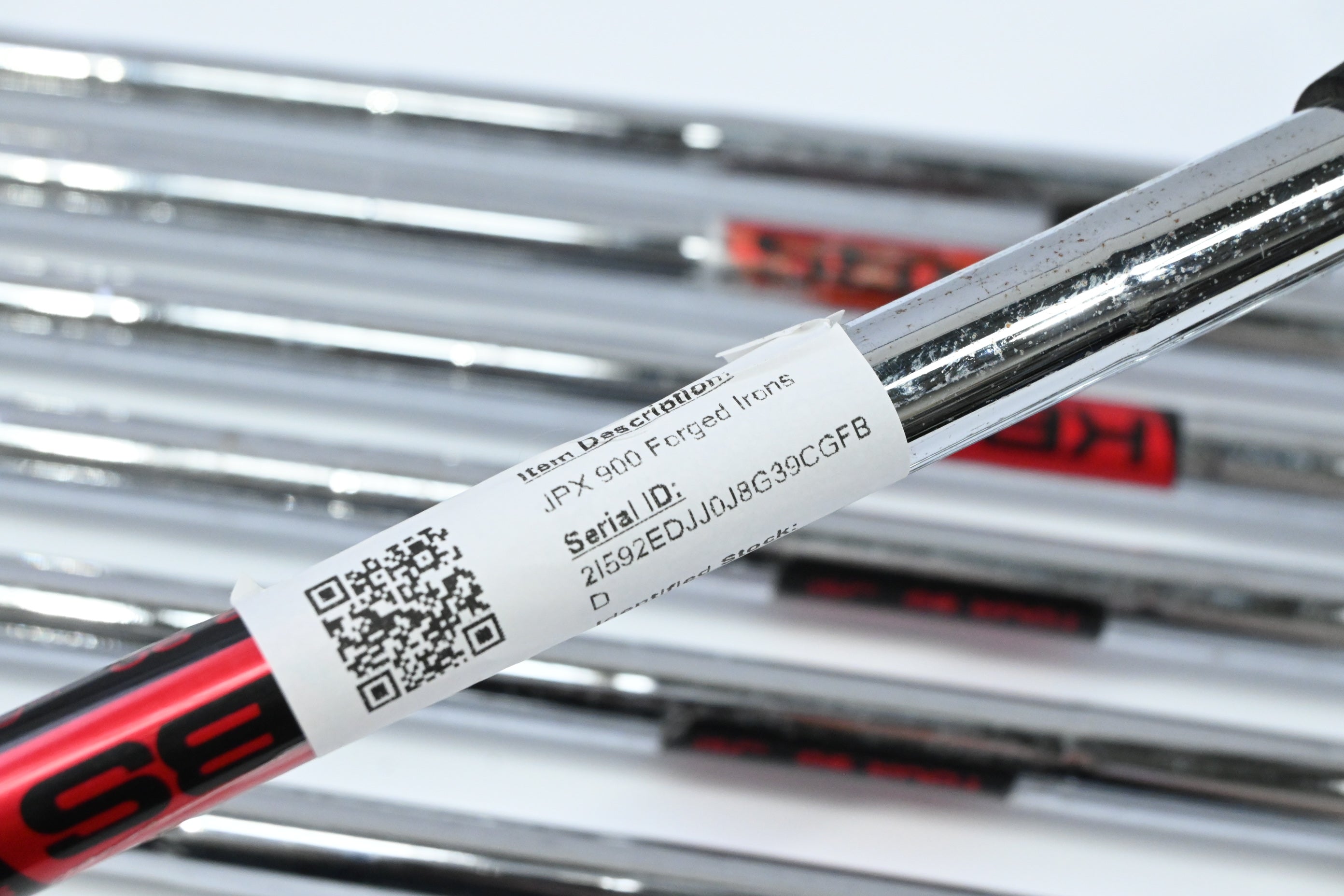 Left Hand Mizuno JPX 900 Forged Irons / 5-PW+GW / Stiff Flex KBS Tour 90 Shafts