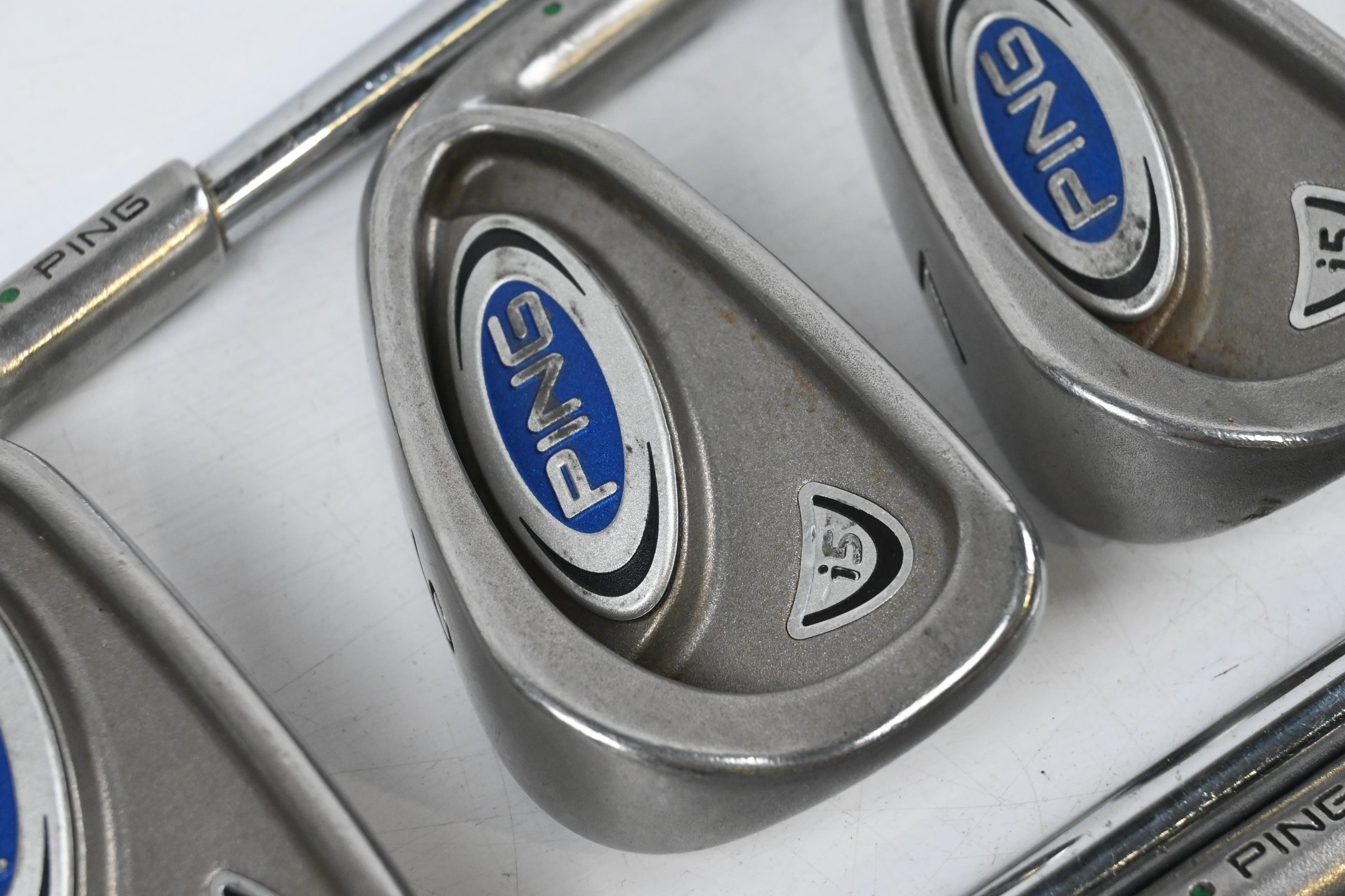Ping i5 Irons / 5-PW / Green Dot / Regular Flex Steel Shafts