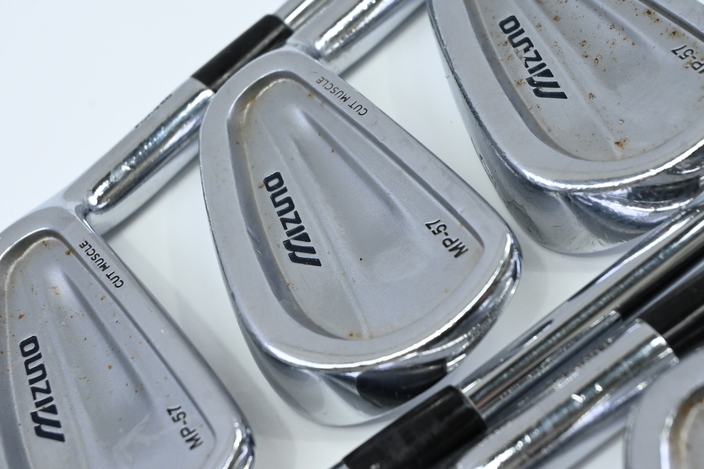 Mizuno MP-57 Irons / 4-PW / Stiff Flex Steel Shaft